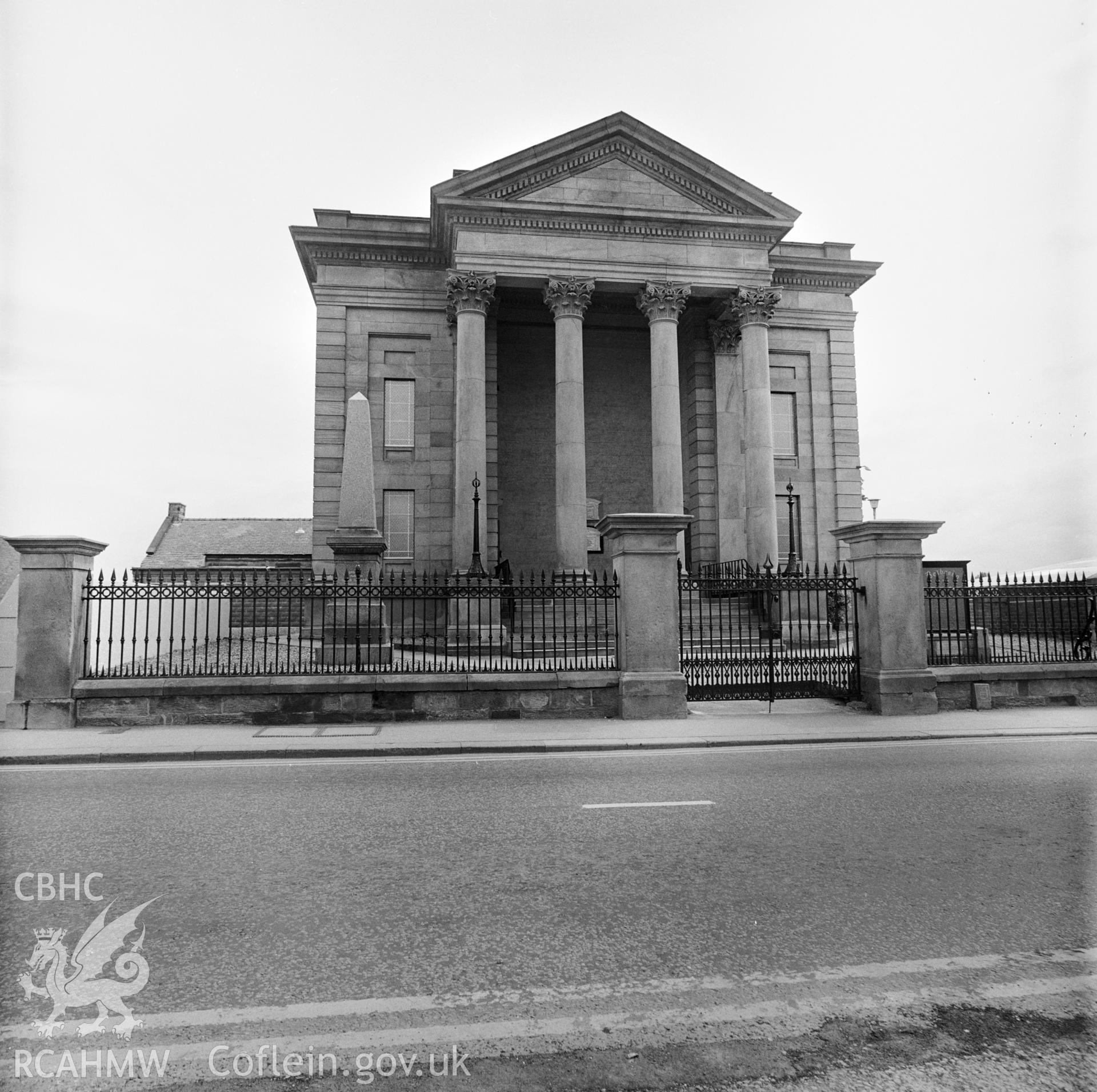 Exterior, front elevation