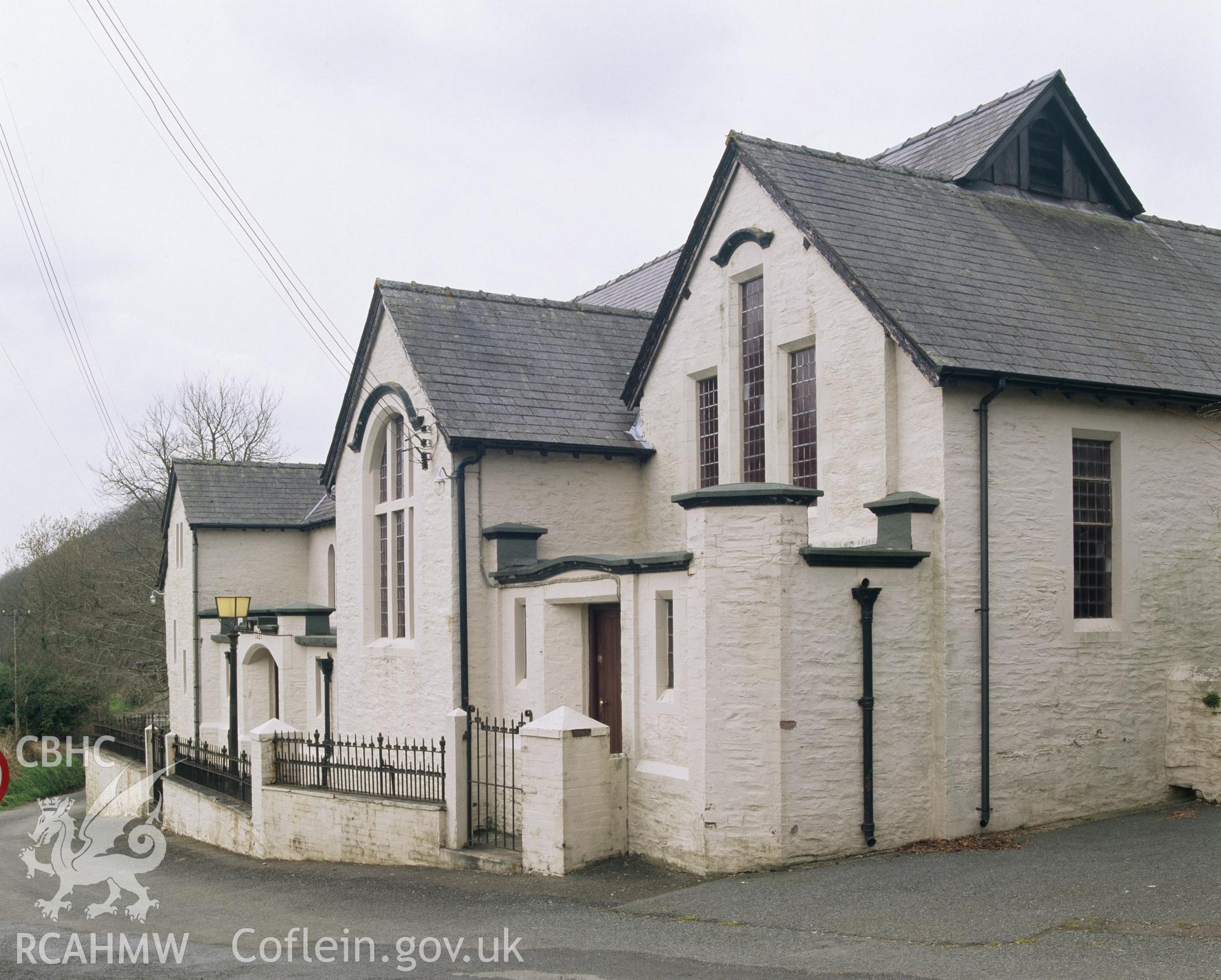 Colour transparency showing Capel y Drewen, Cwmcou taken by Iain Wright, 2004.
