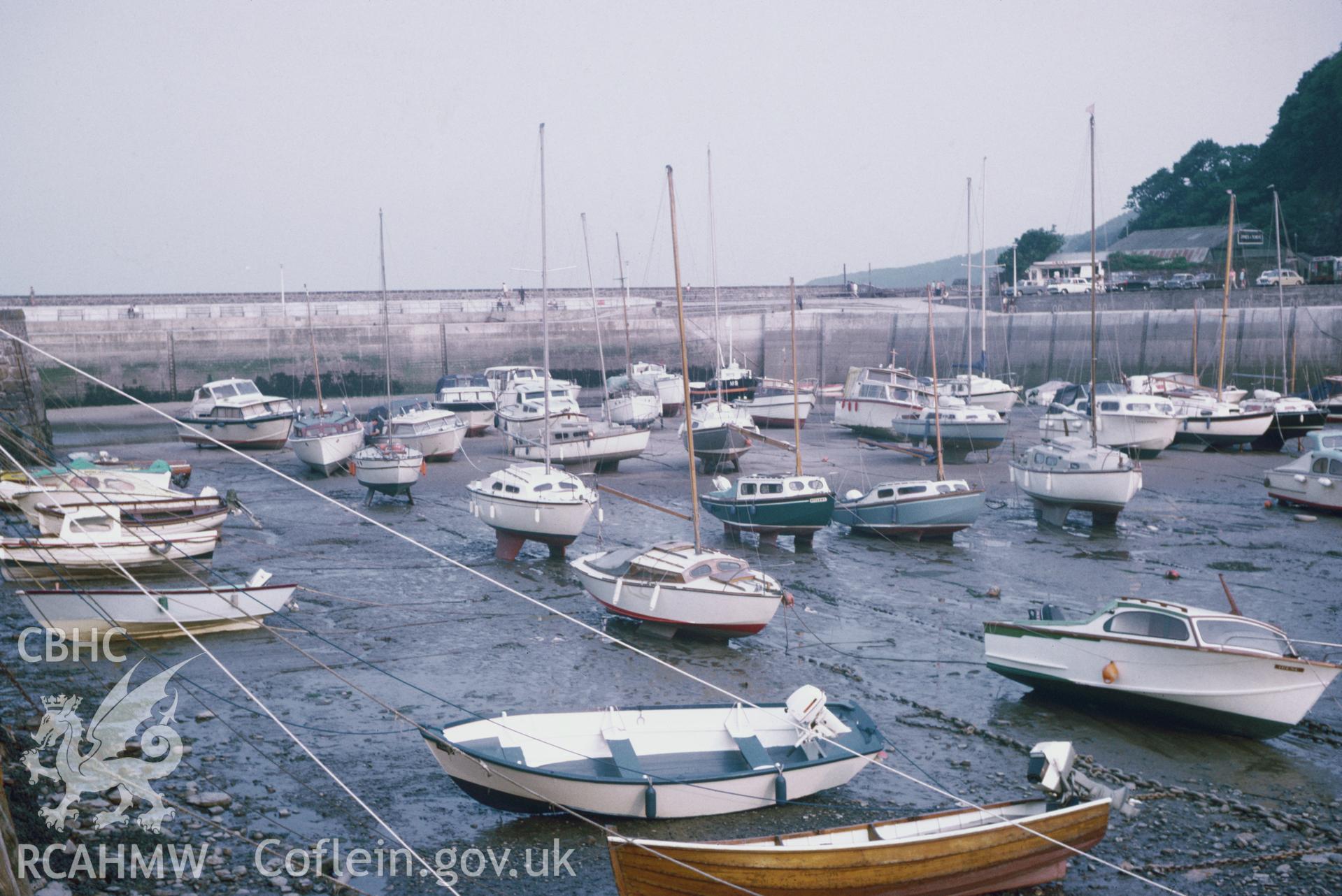 35mm Slide of Saundersfoot Harbour, Pembrokeshire, by Dylan Roberts.