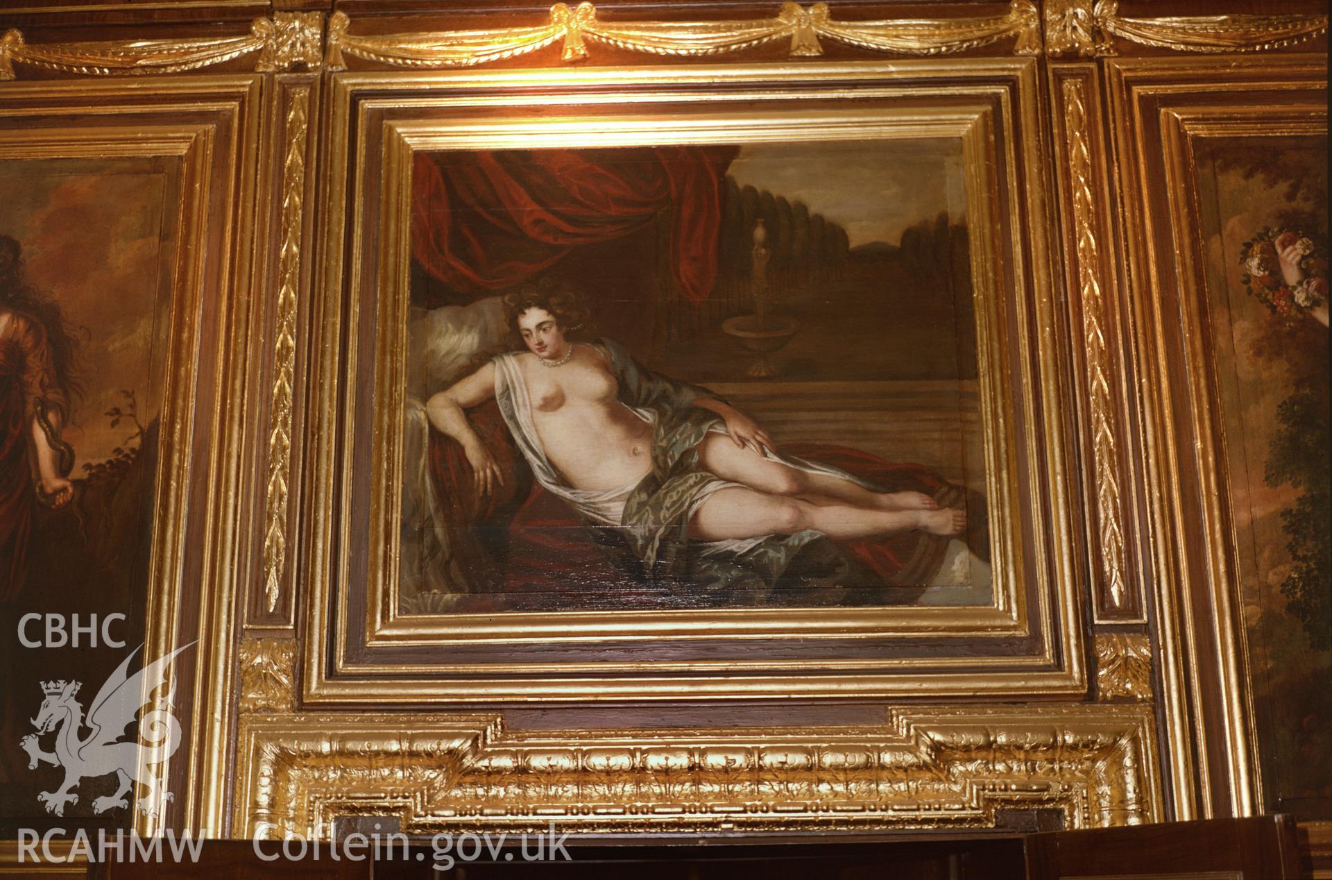 RCAHMW colour transparency showing view of The Gilt Room at Tredegar House, Newport, taken by RCAHMW c.2003