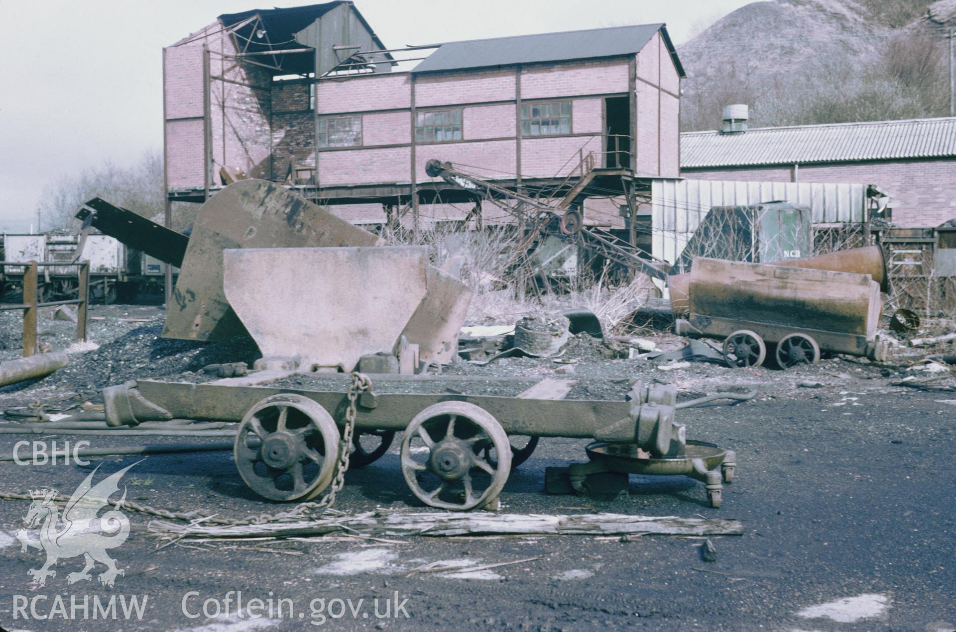 Colour 35mm slide of Blaina Mine, Pantyffynnon, Ammanford, Carmarthnshire, by Dylan Roberts.