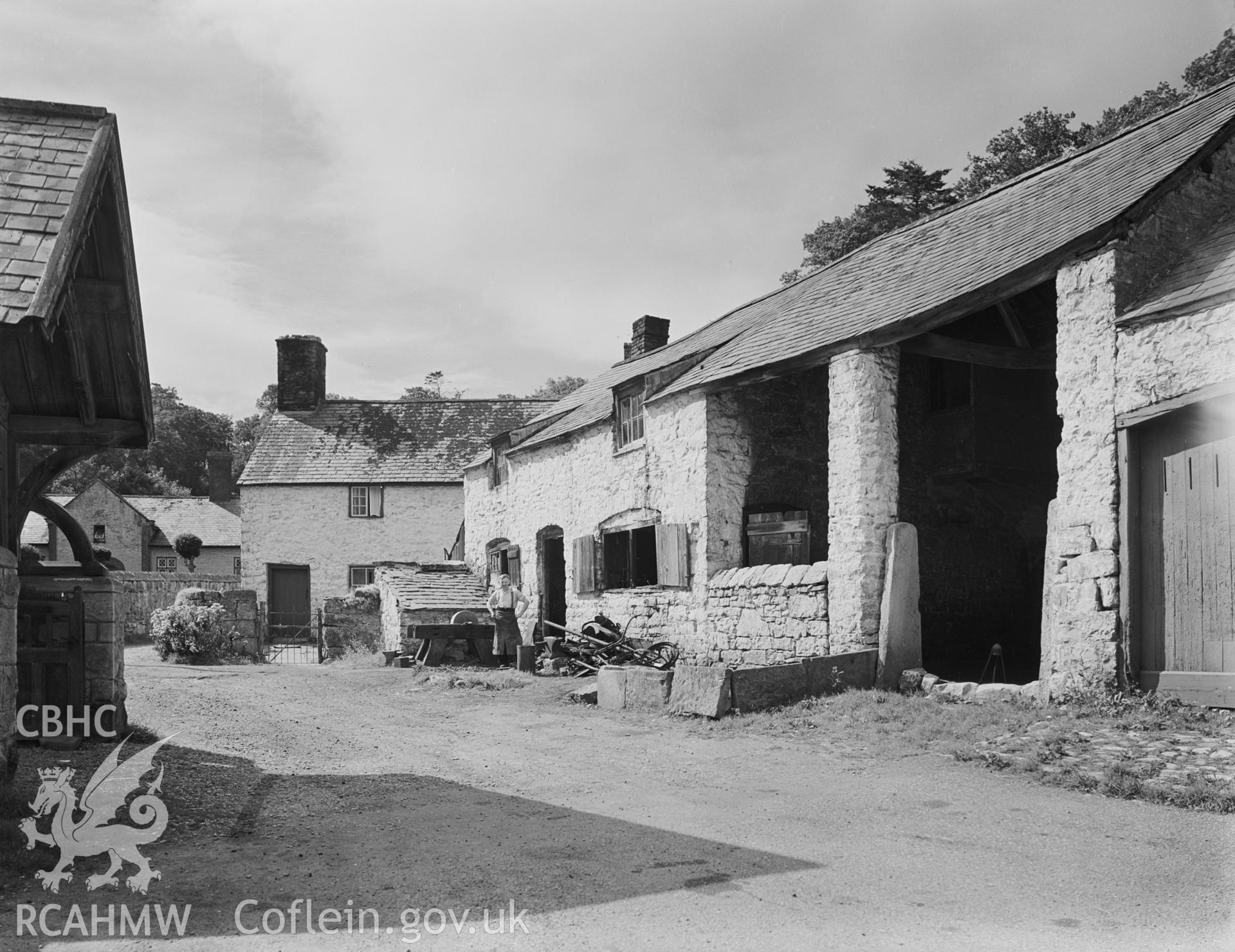 View of the smithy at the almshouses.