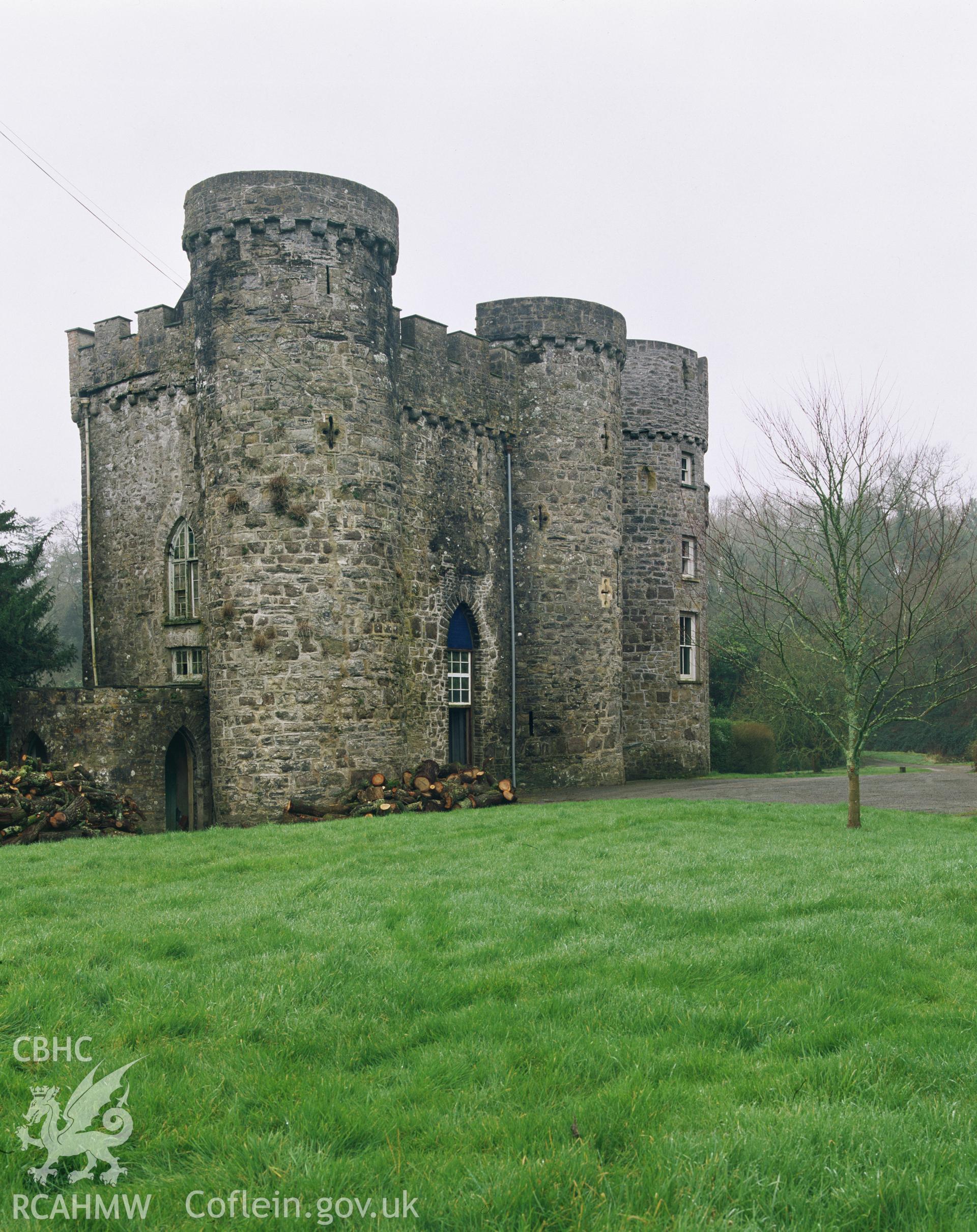 RCAHMW colour transparency showing Upton Castle, taken by Iain Wright, 2003.