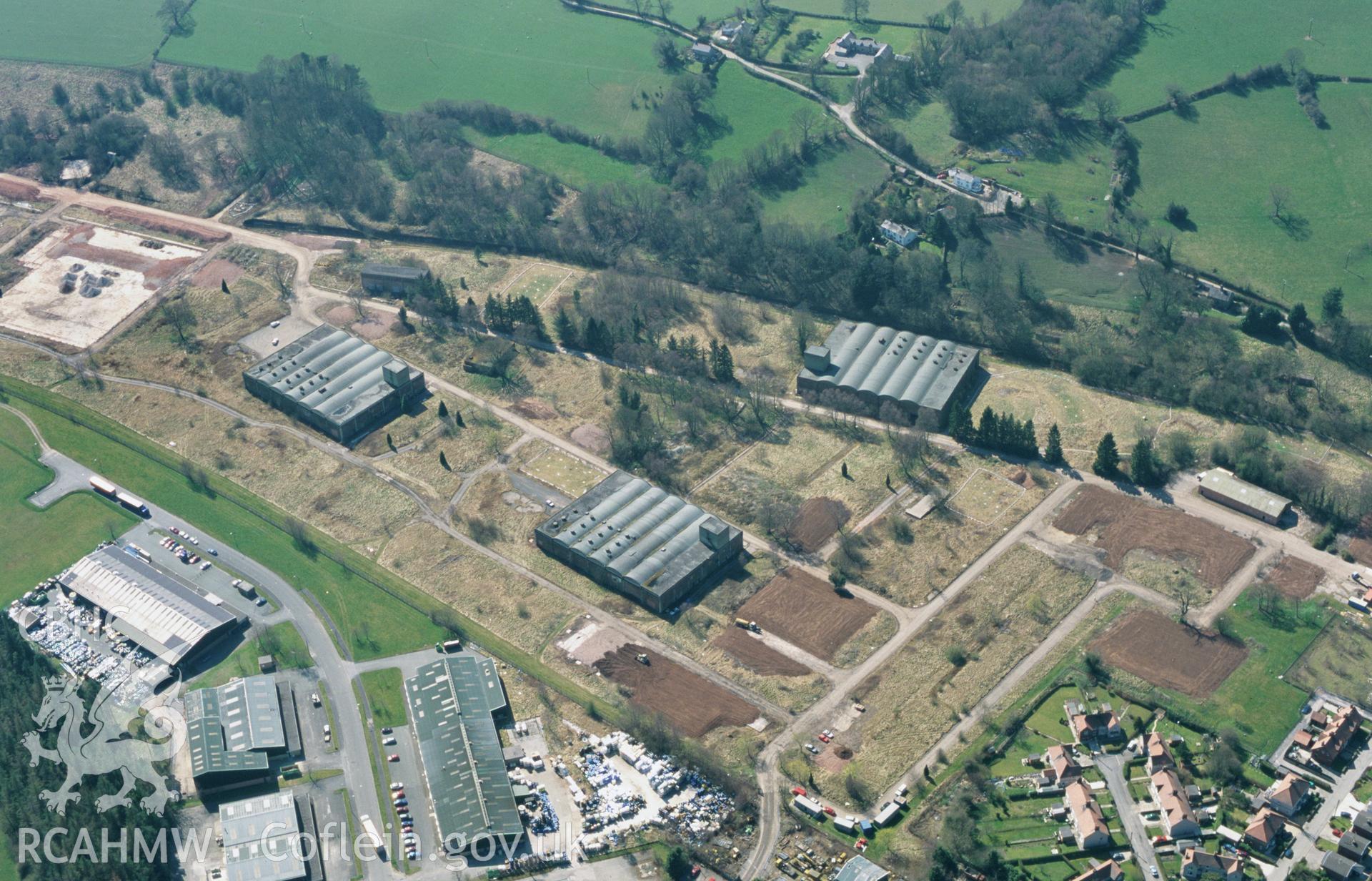 RCAHMW colour oblique aerial photograph of the Valley Works, Rhydymwyn, taken by Toby Driver on 2003