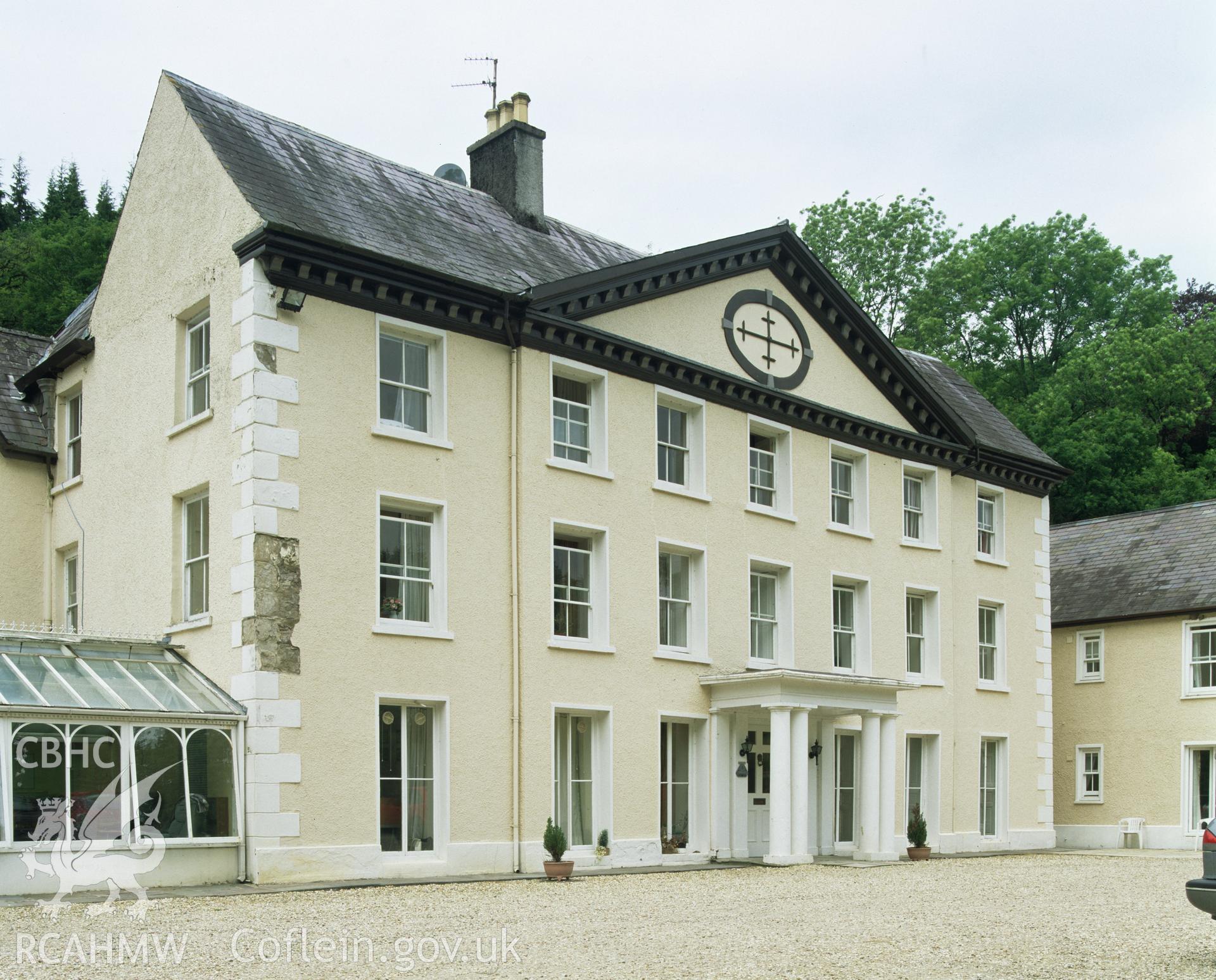Colour transparency showing Cilgwyn, Myddfai, produced by Iain Wright, June 2004.
