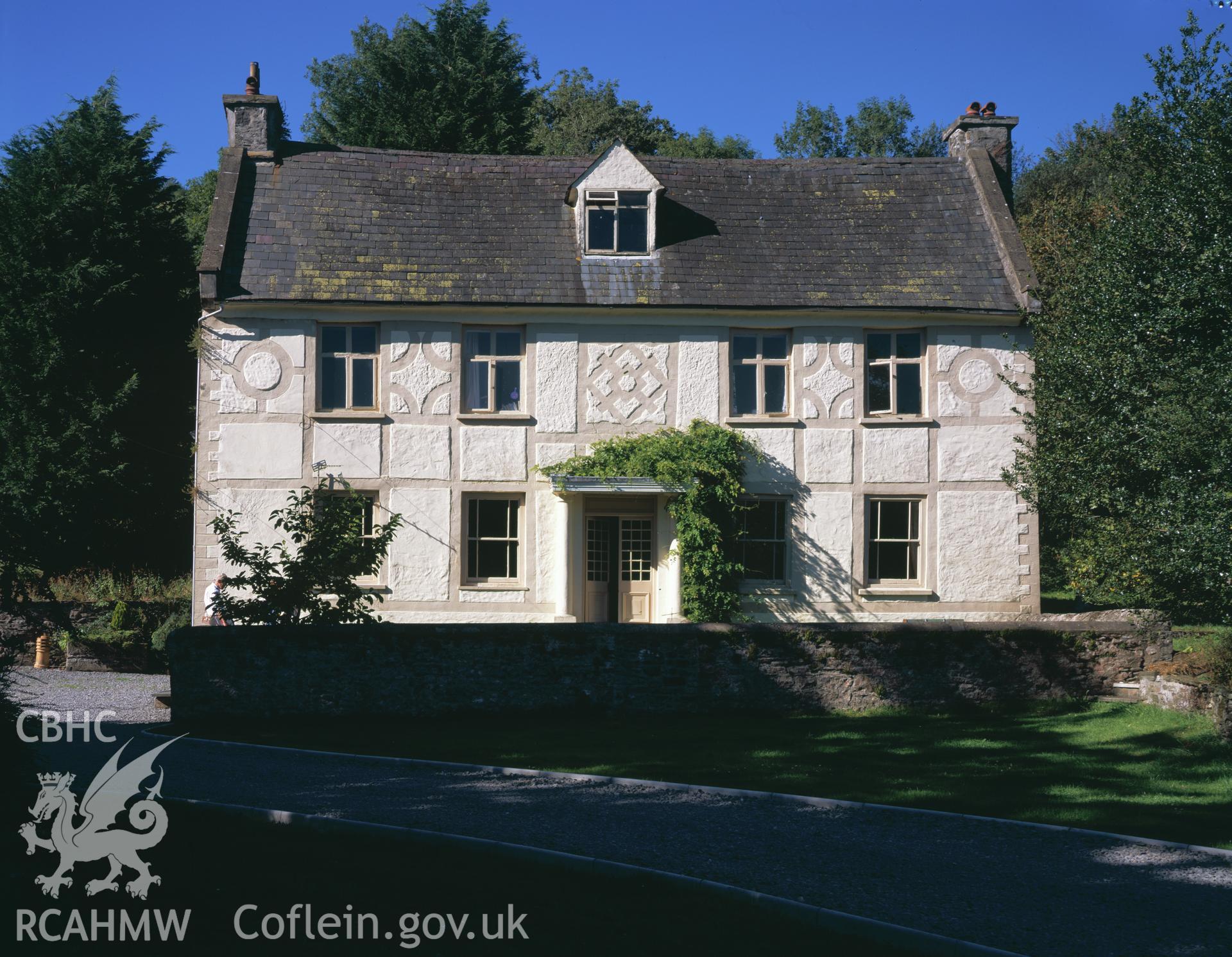 RCAHMW colour transparency showing Gilfach y Berthog, taken by I.N. Wright, 2002