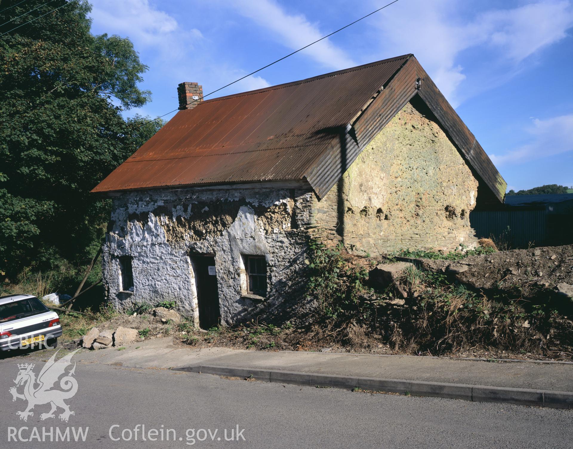 RCAHMW colour transparency showing Troedrhiwfallen, Cribyn, taken by I.N. Wright, 2002