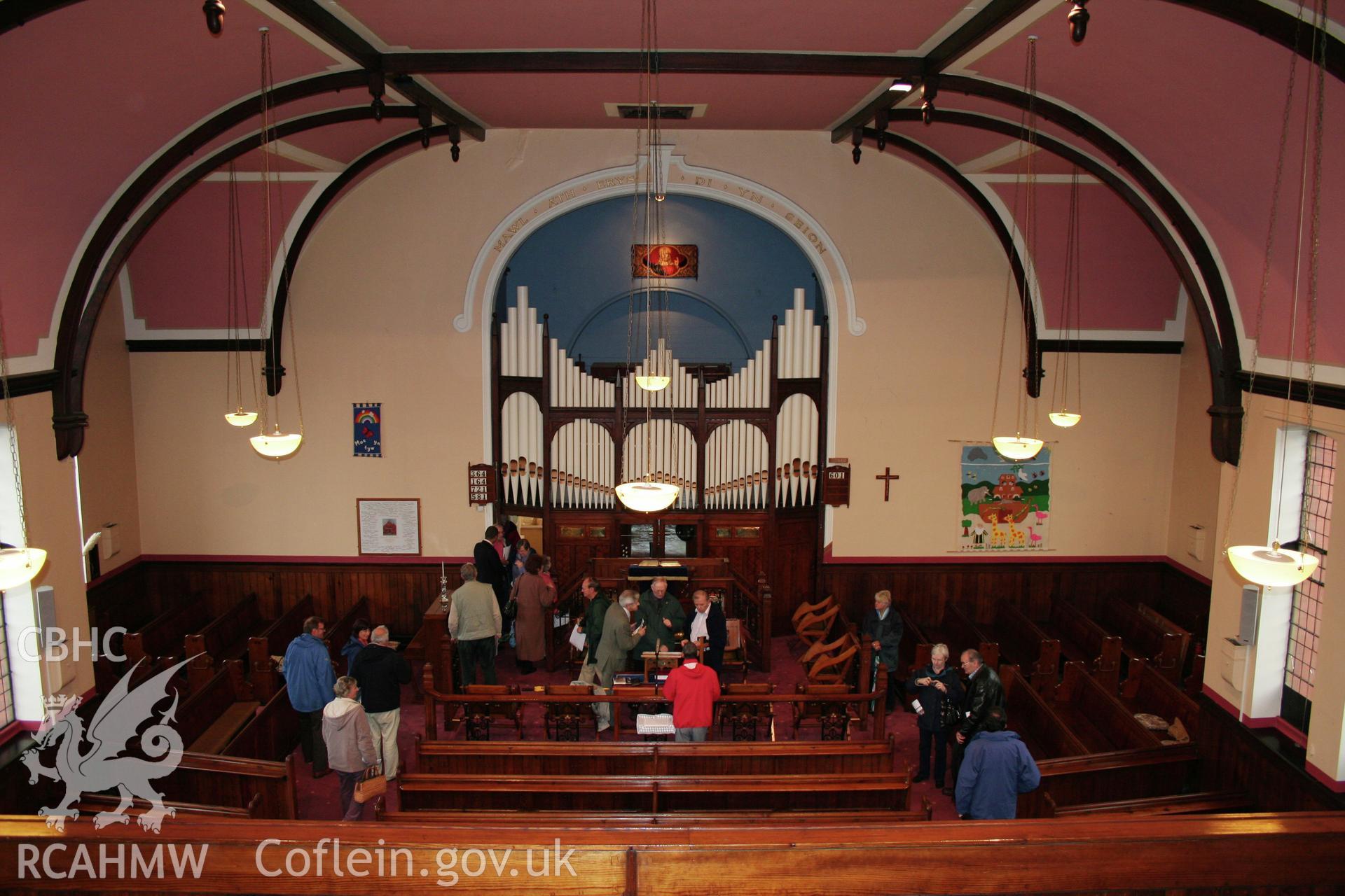 Bethel Chapel interior looking South.