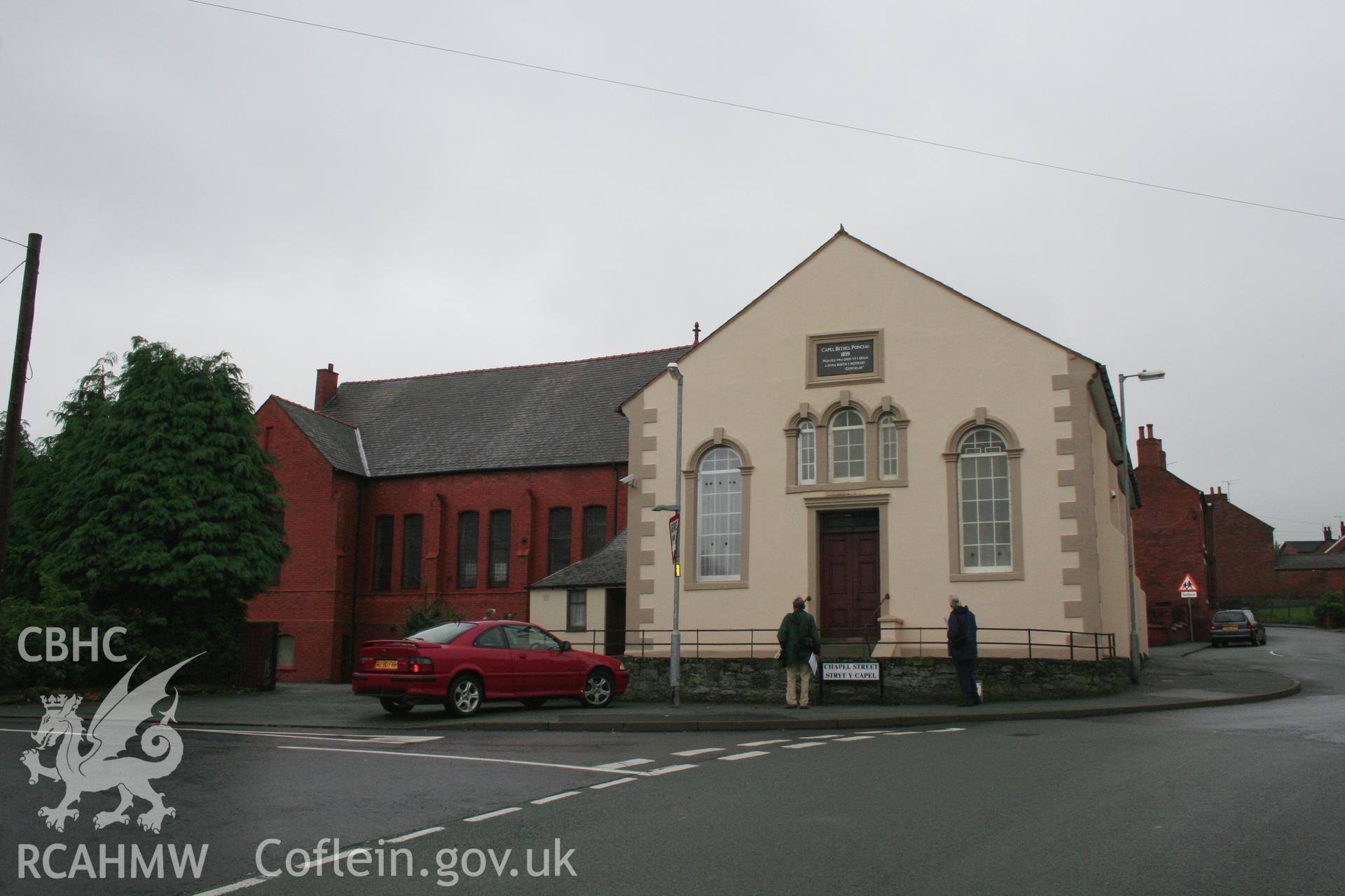 Exterior fa?ade of chapel from the north-east.