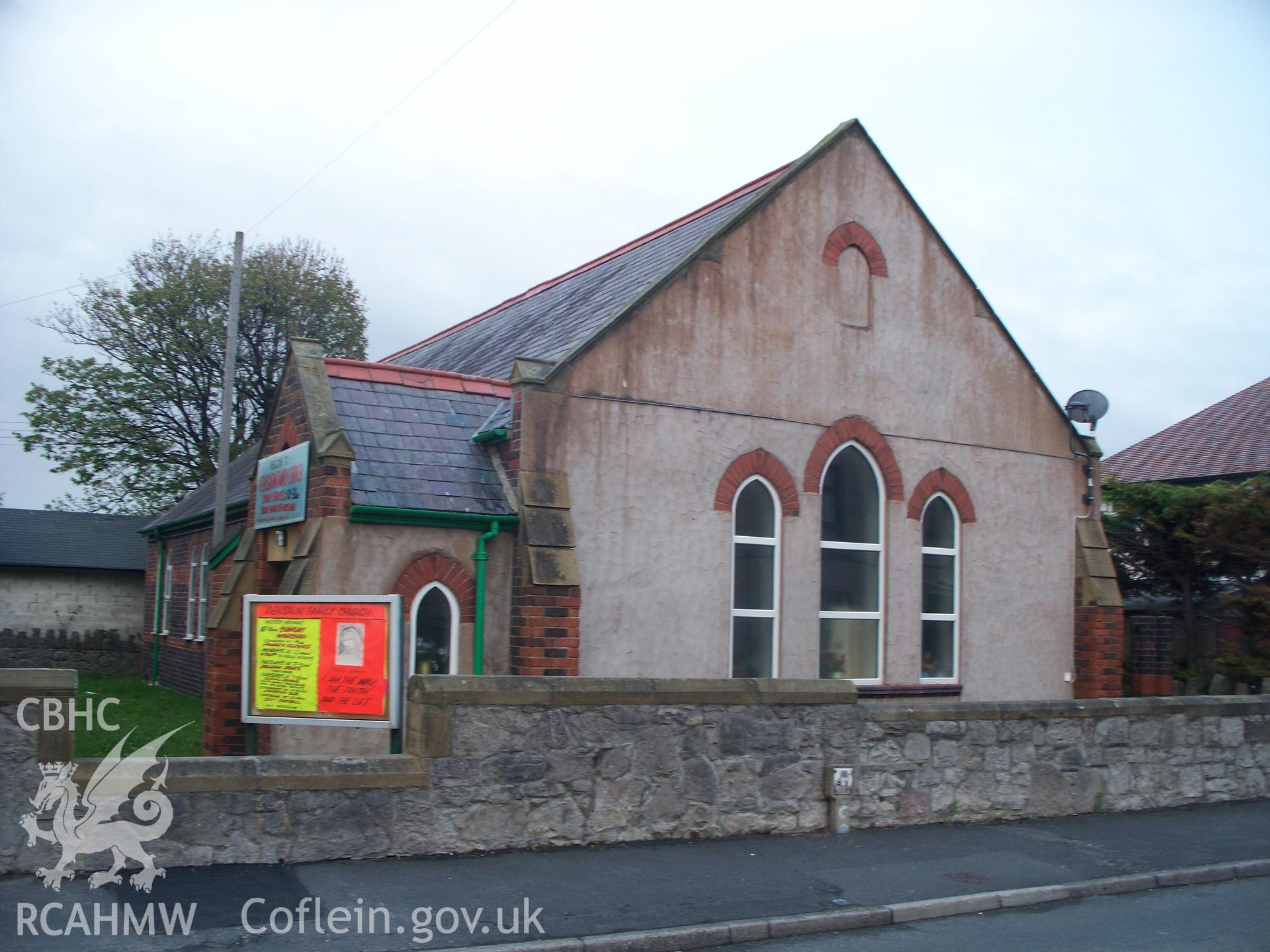 Sunday School gable view.