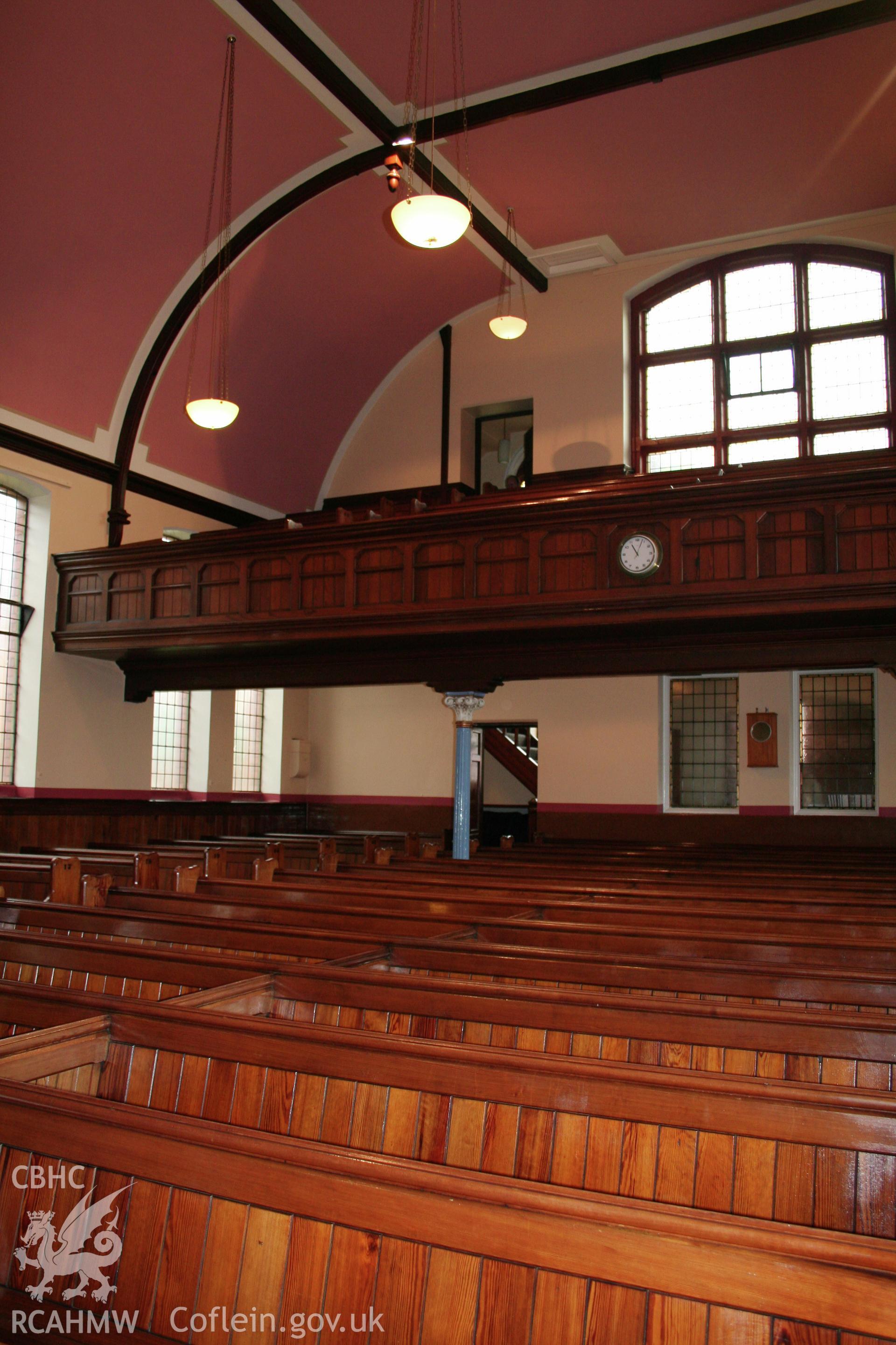 Bethel Chapel interior looking north-west.