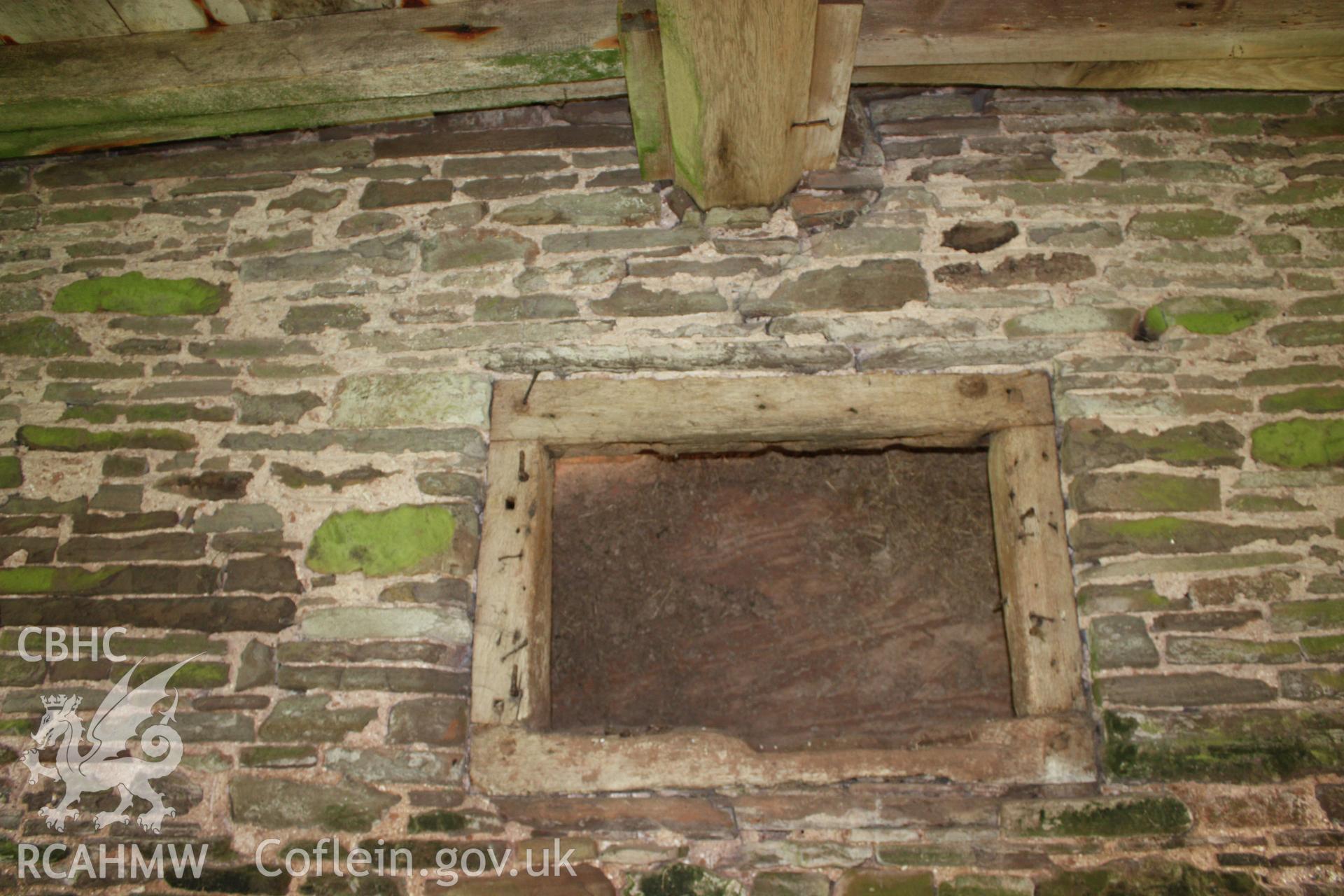 Barn range showing the lower end mullion window.