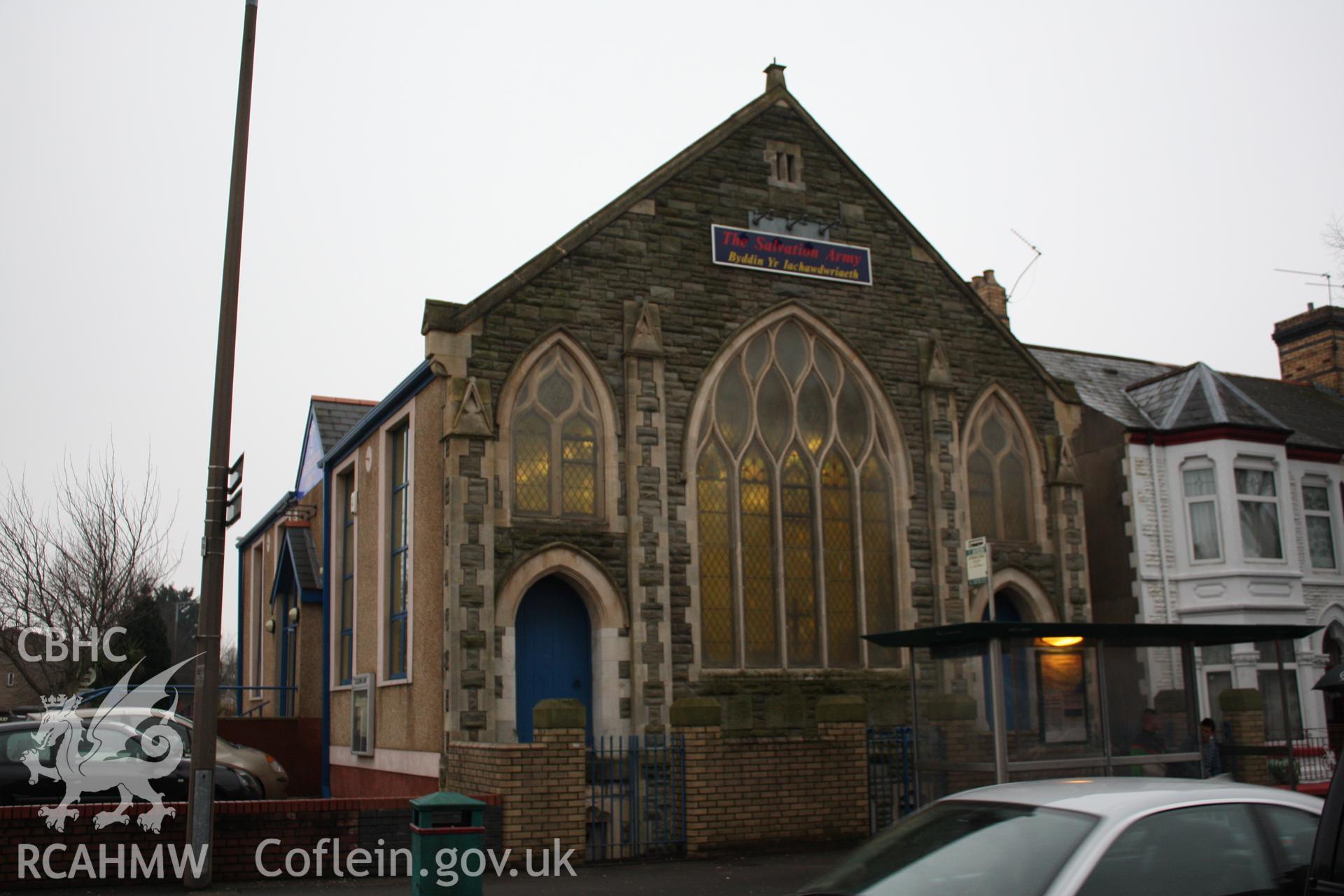 Front elevation showing original facade.