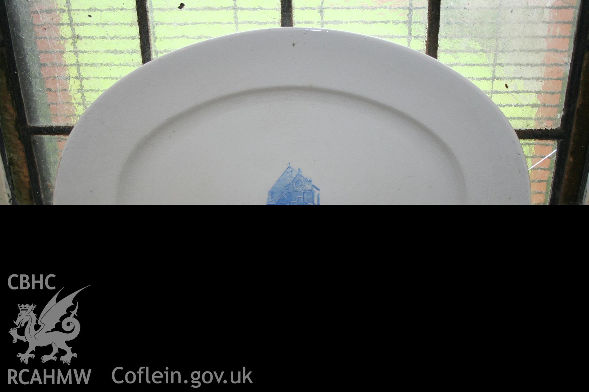 Bethel Chapel, detail of chapel china.