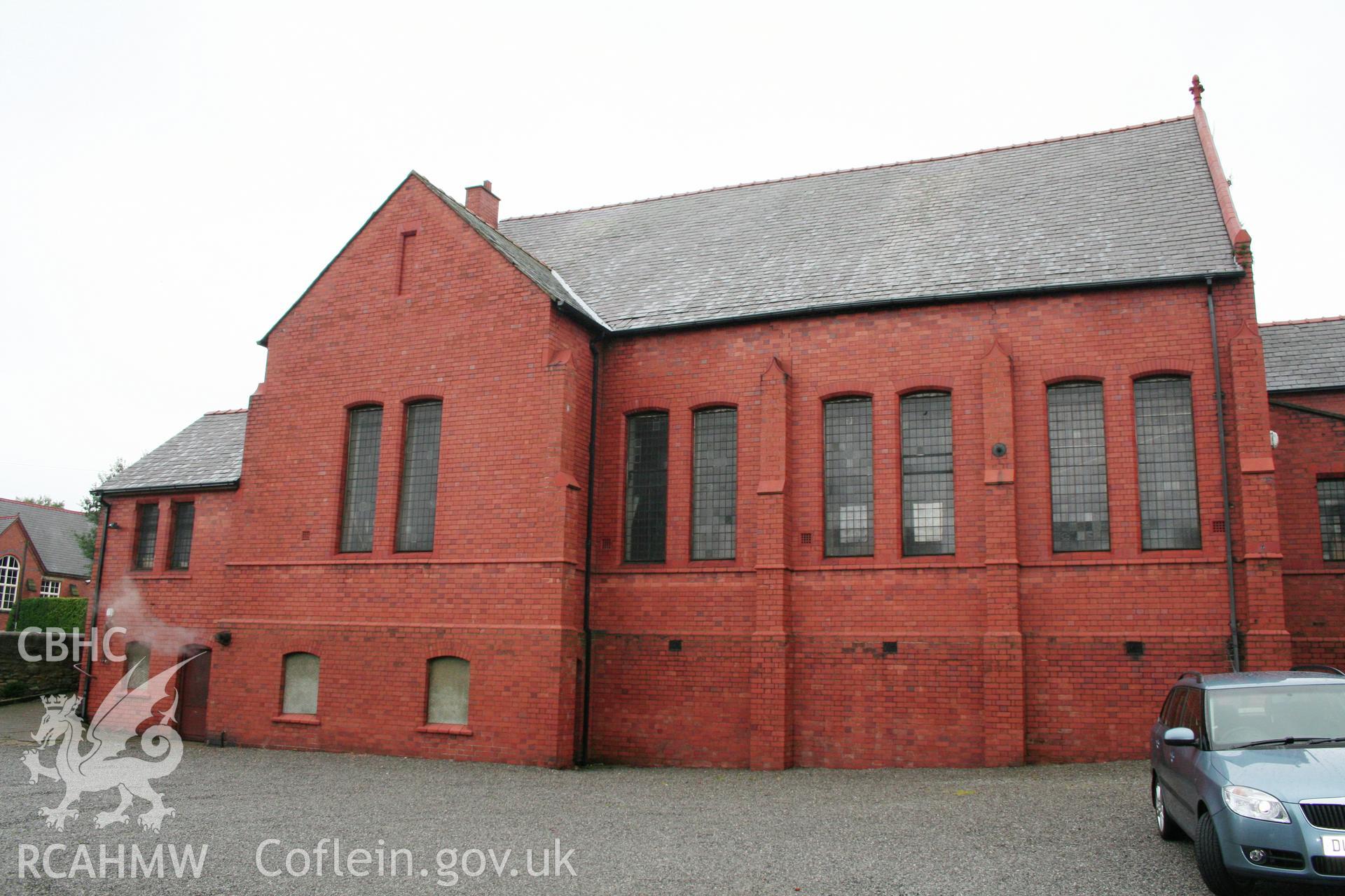 Bethel Chapel side elevation viewed from the East.