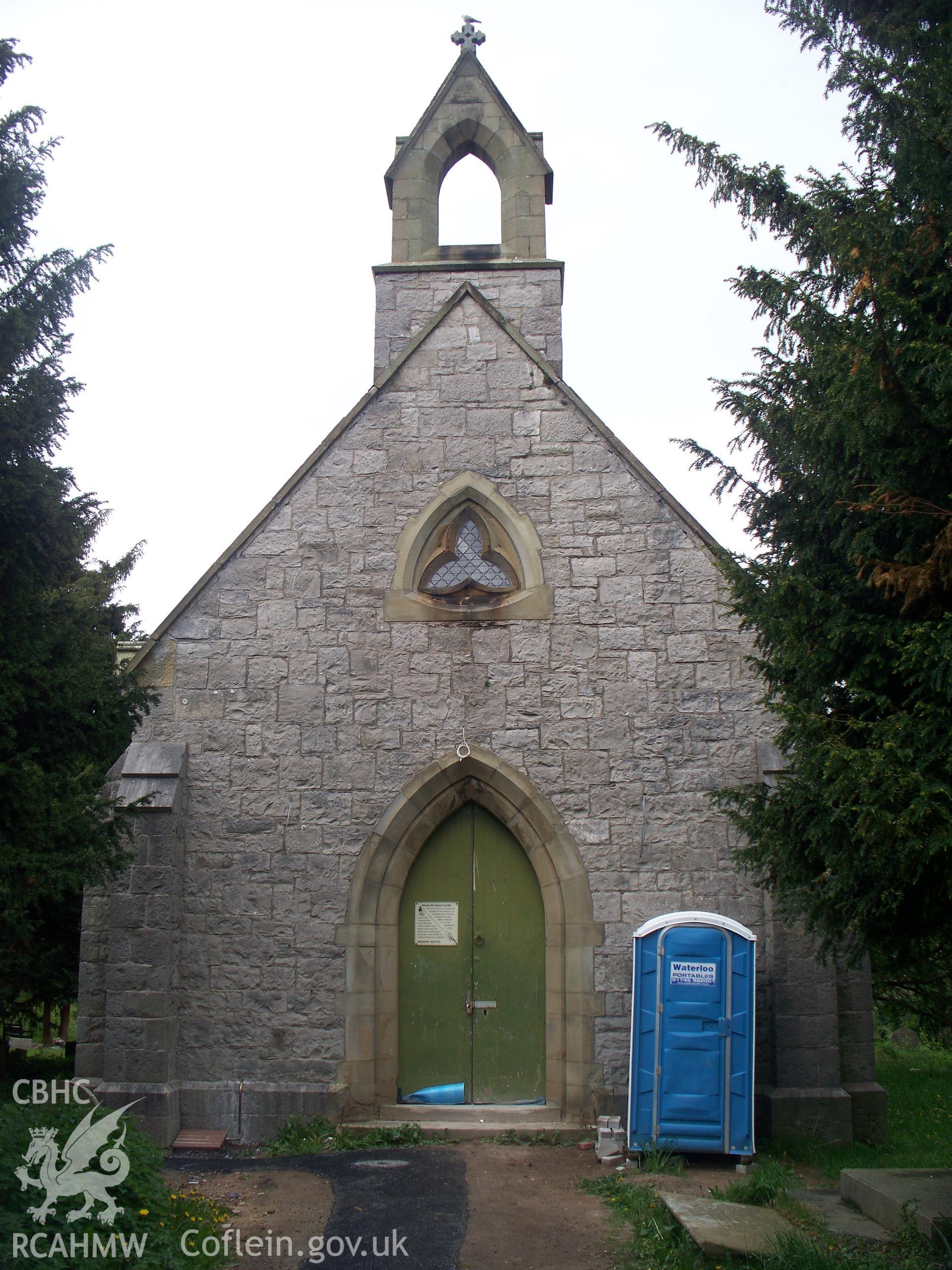 RCAHMW digital photograph of Mortuary Chapel, St Asaph; by Stephen Hughes taken on 30/04/2009.