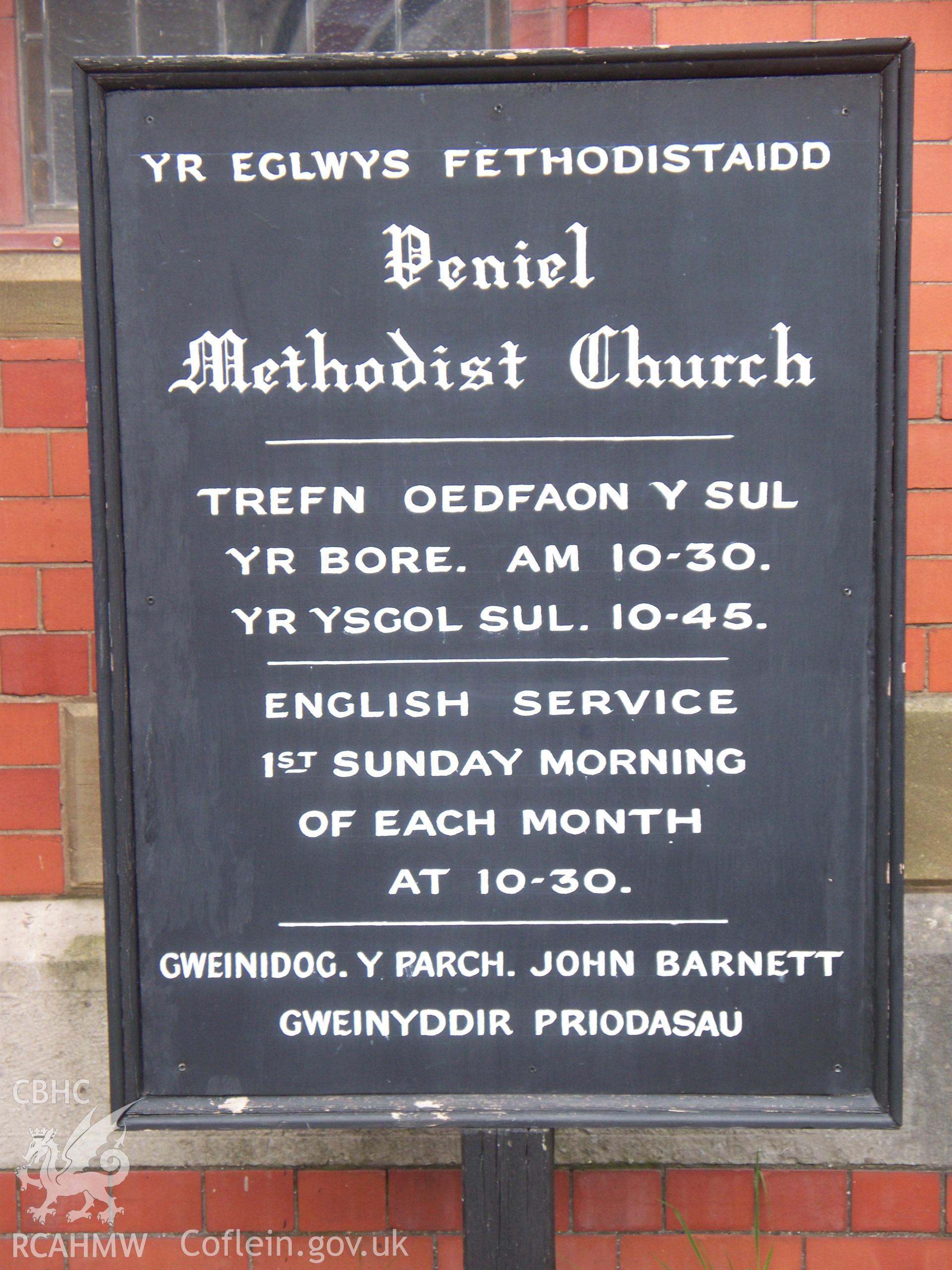 Noticeboard.