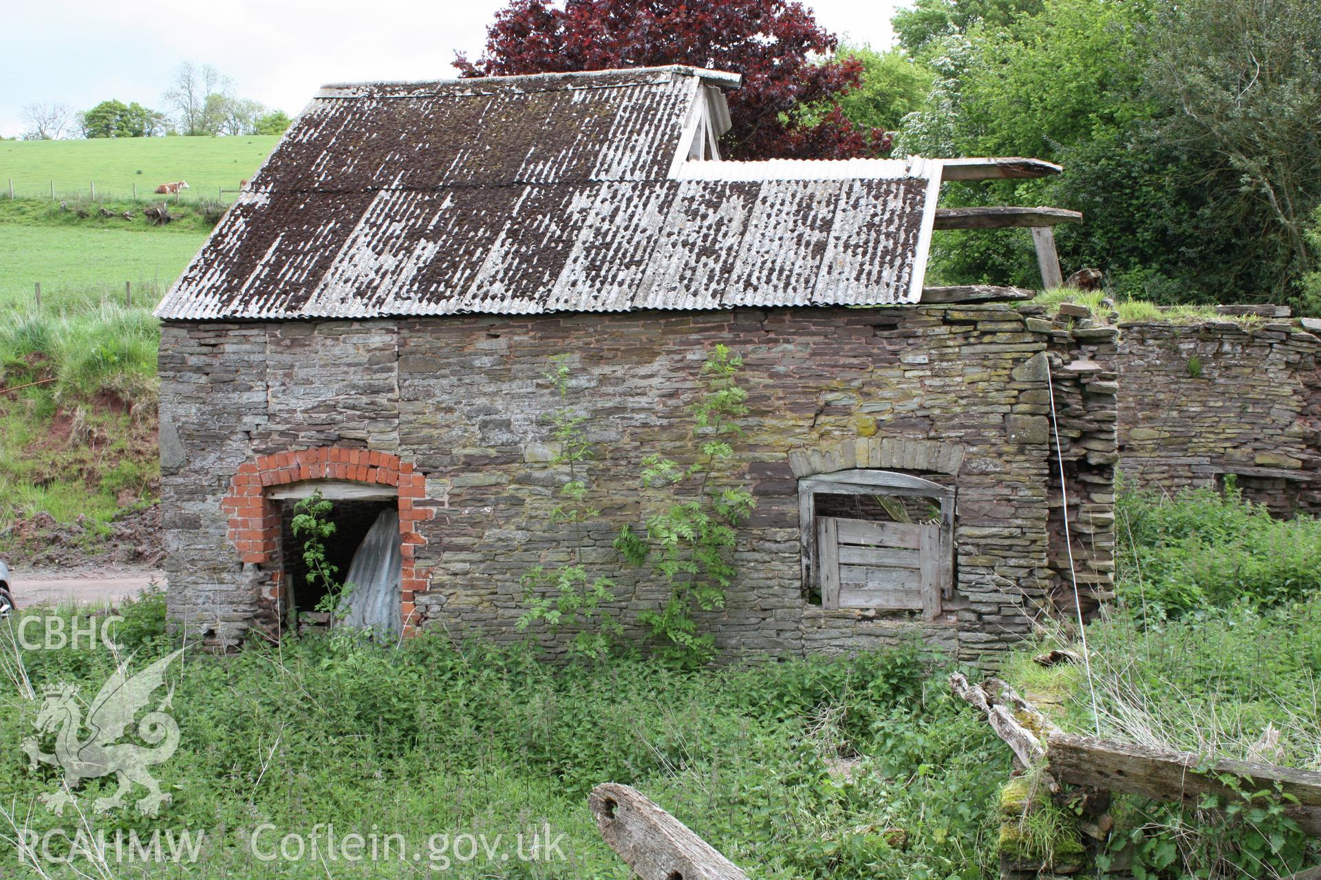 South-east elevation of stable.