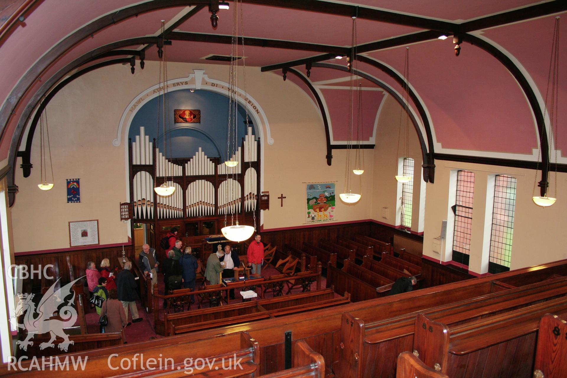 Bethel Chapel interior looking south-west.
