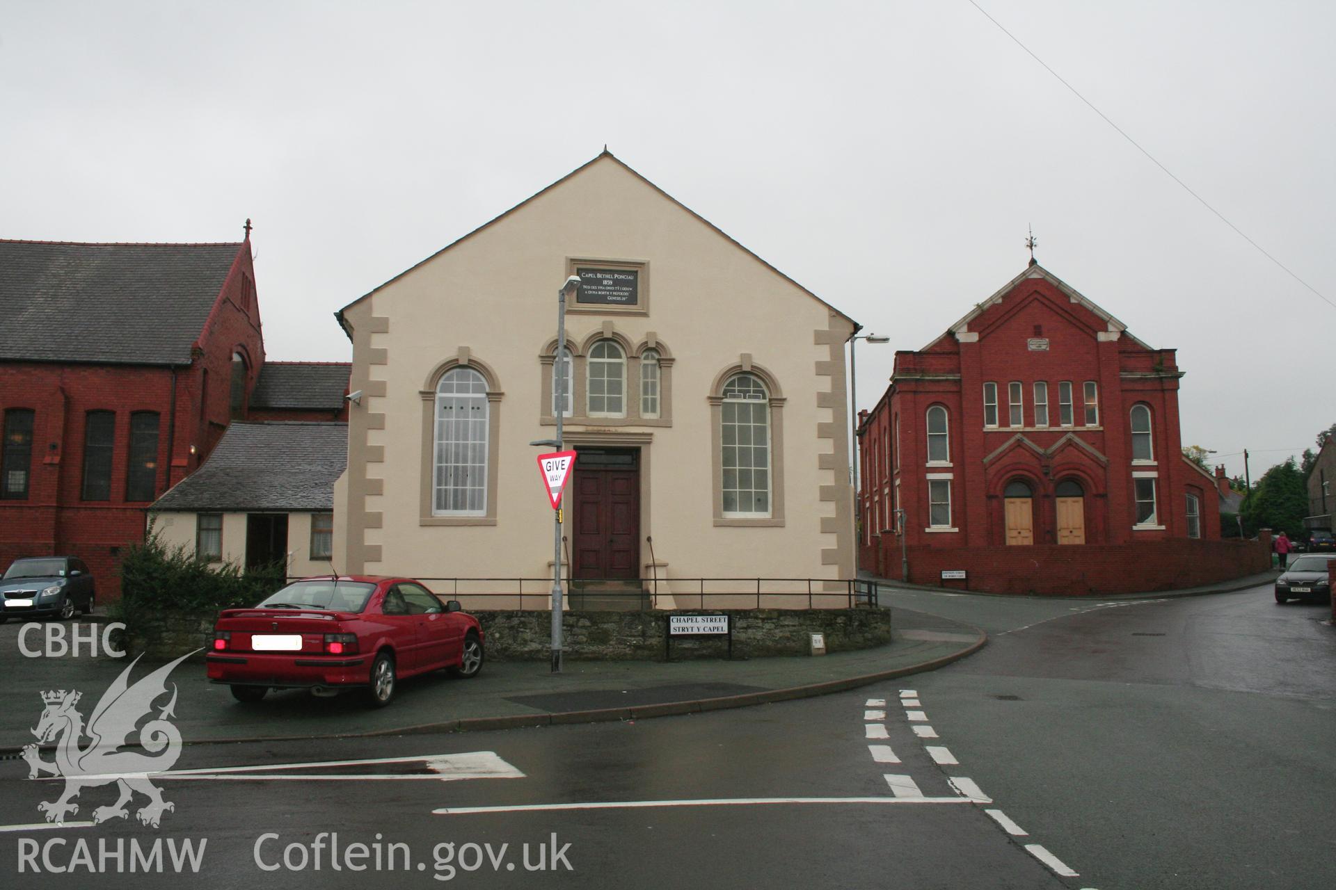 Exterior fa?ade of chapel from East.
