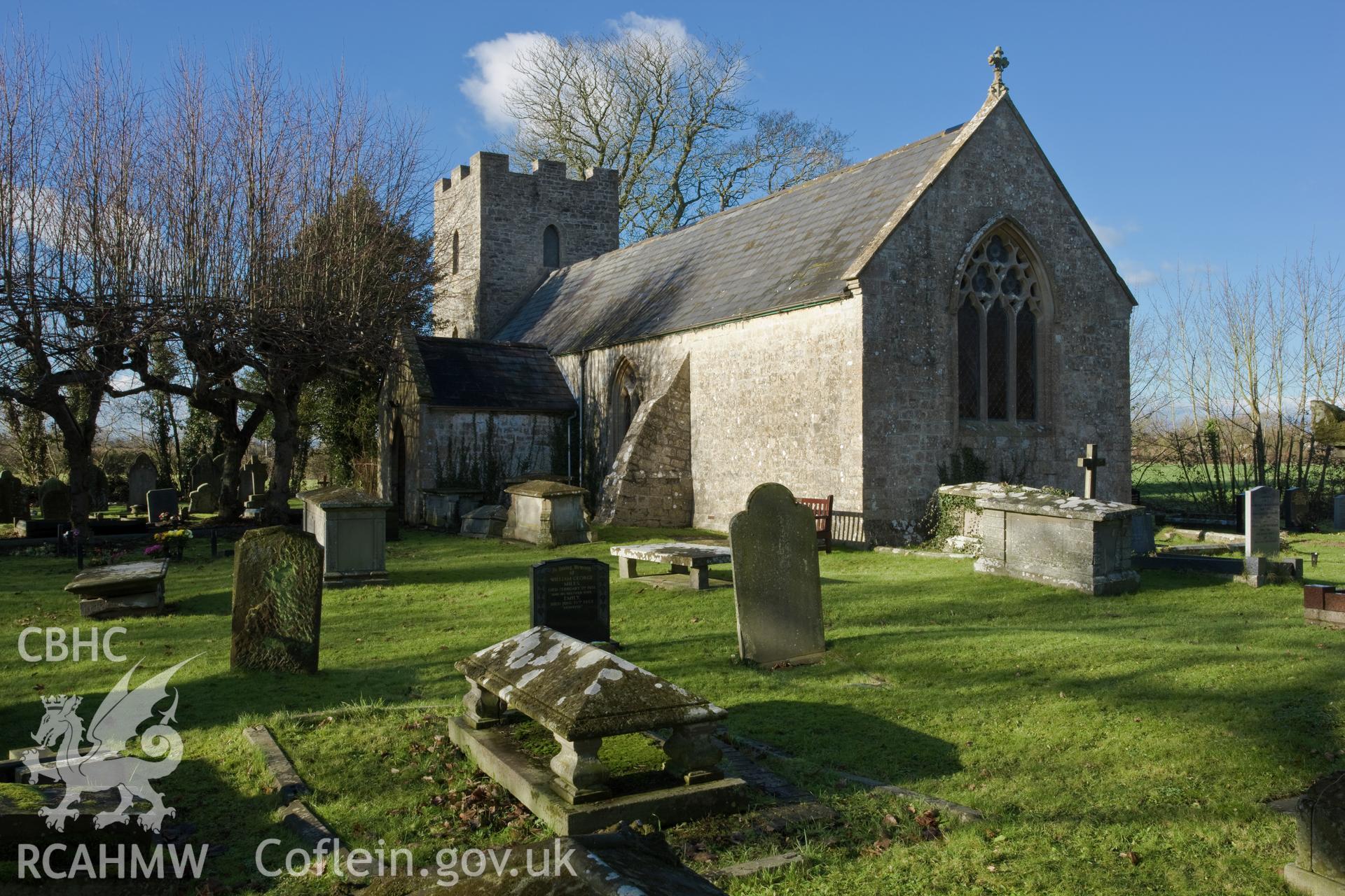 View from the east southeast.