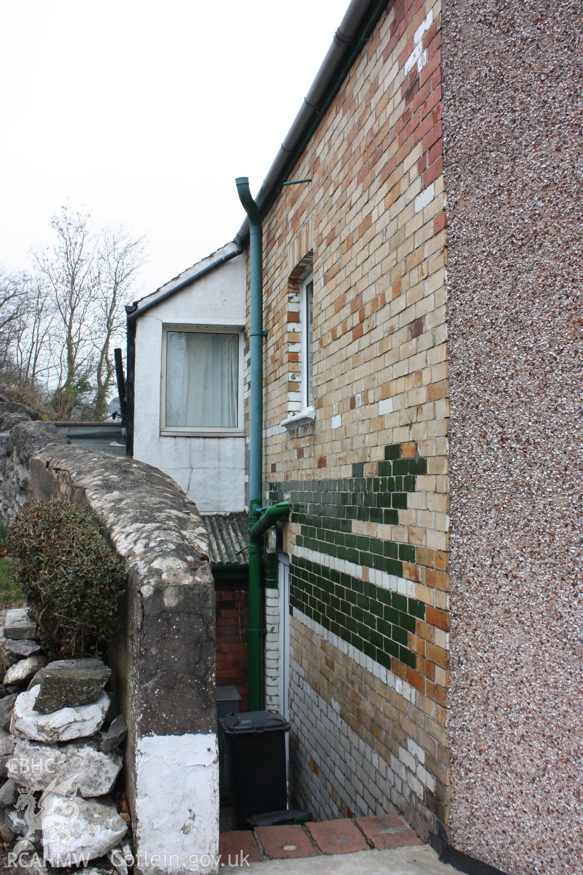 Mid-nineteenth century buildings by the side of the Pen-y-graig quarry road.