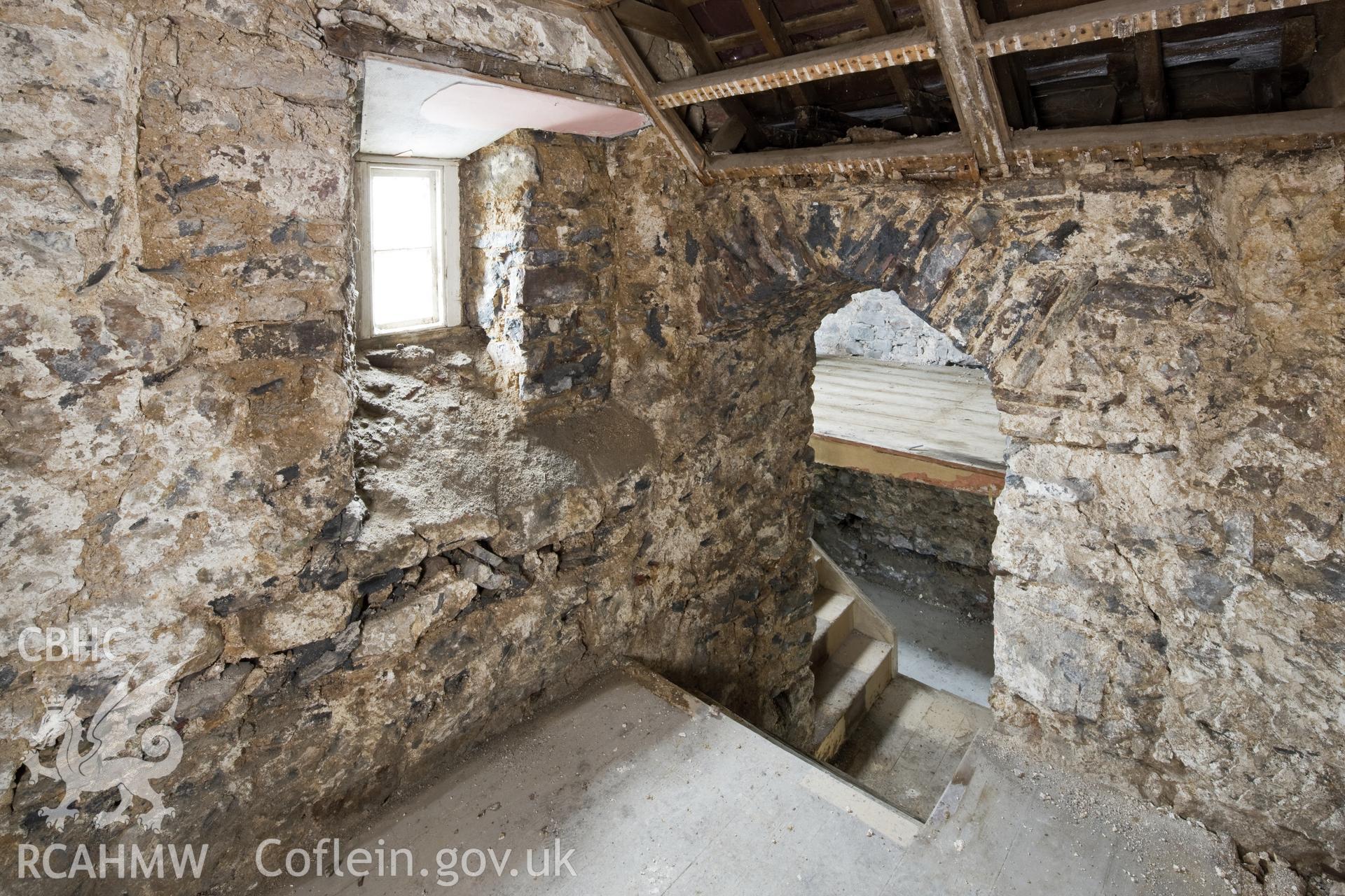 small hall above stair