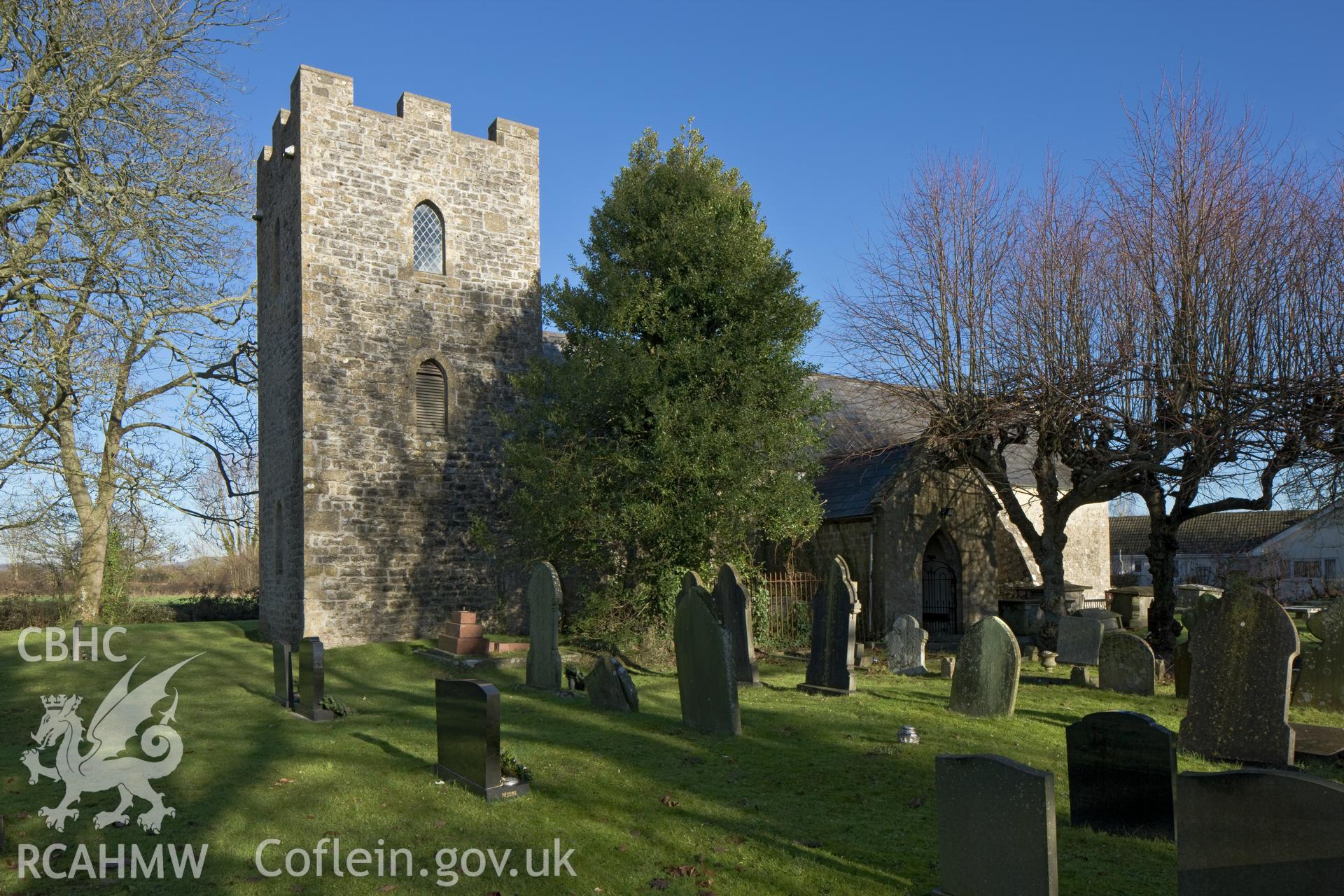 View from the south southwest.