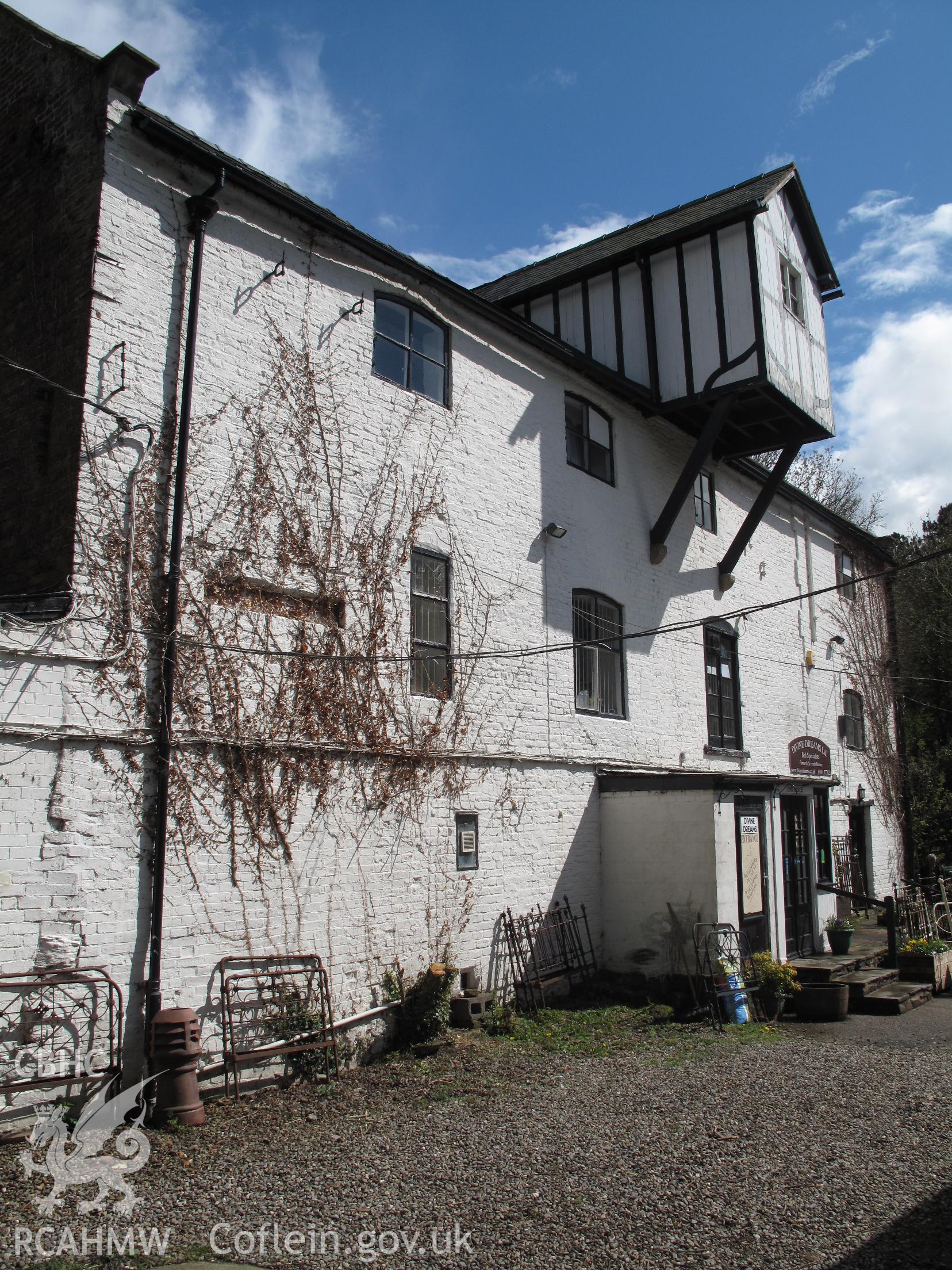 View of Chirk Corn Mill from the northwest.