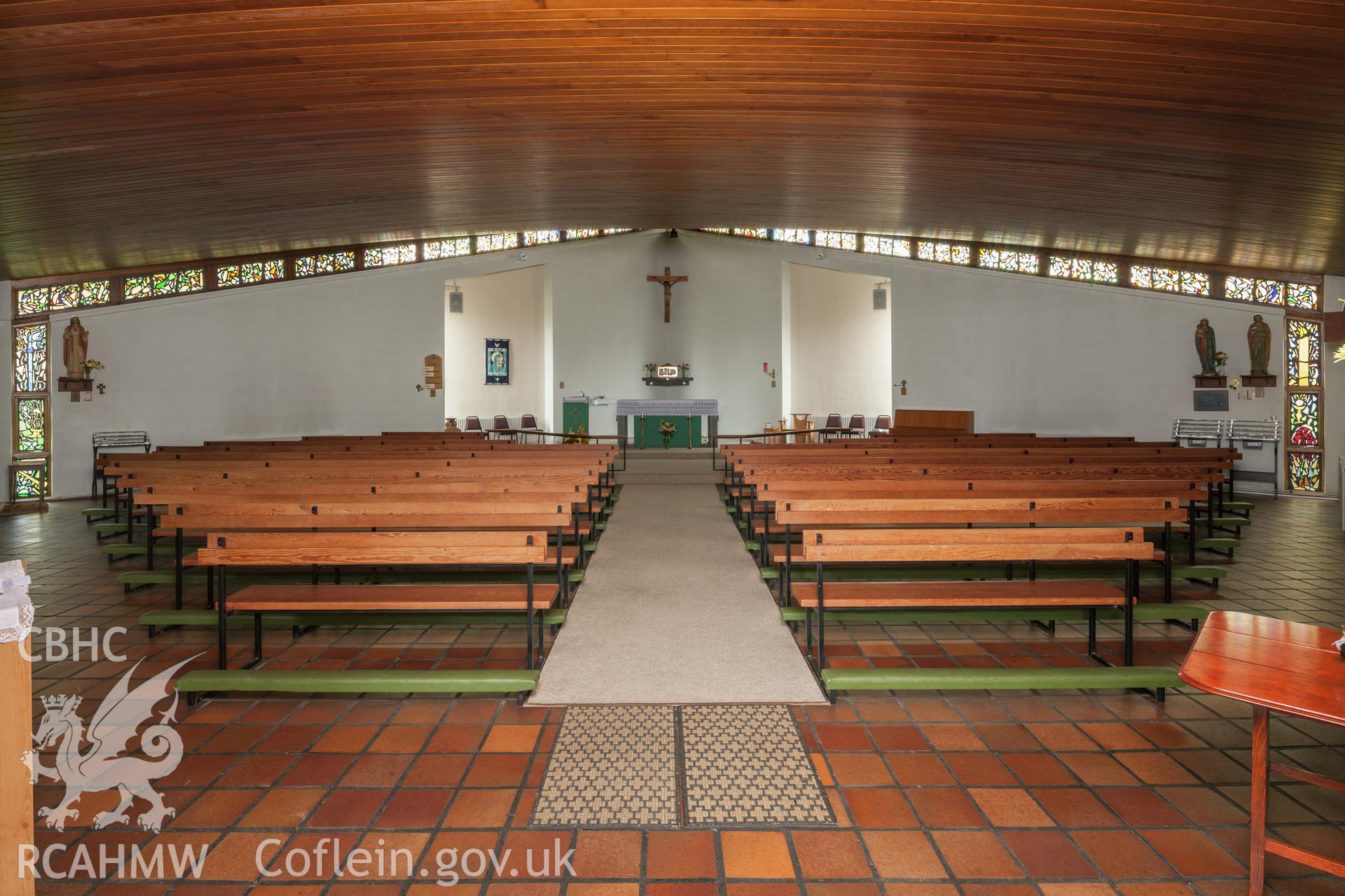 Interior looking southeast