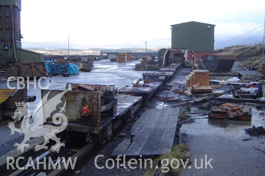 Tower Drift Mine main yard and winding house from the west, taken by Brian Malaws on 10 January 2008.