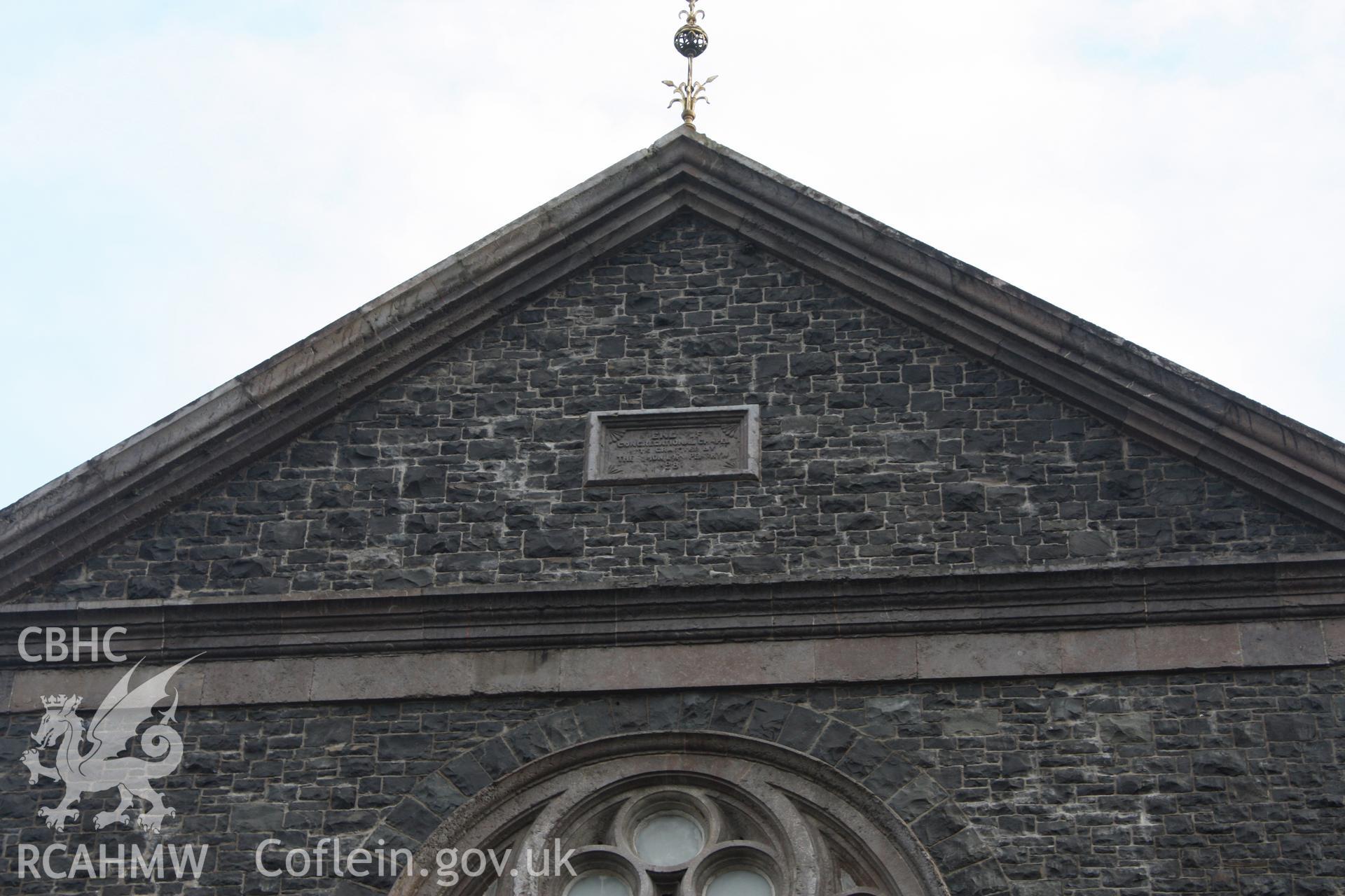 North-west elevation gable detail