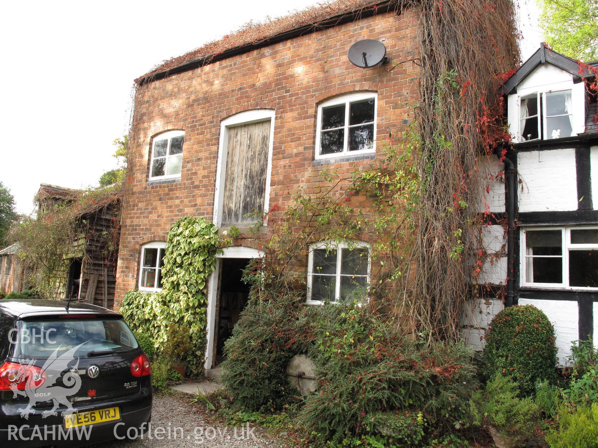 Llifior Mill, Garthmyl, from the southeast, taken by Hilary Malaws on 17 October 2009.