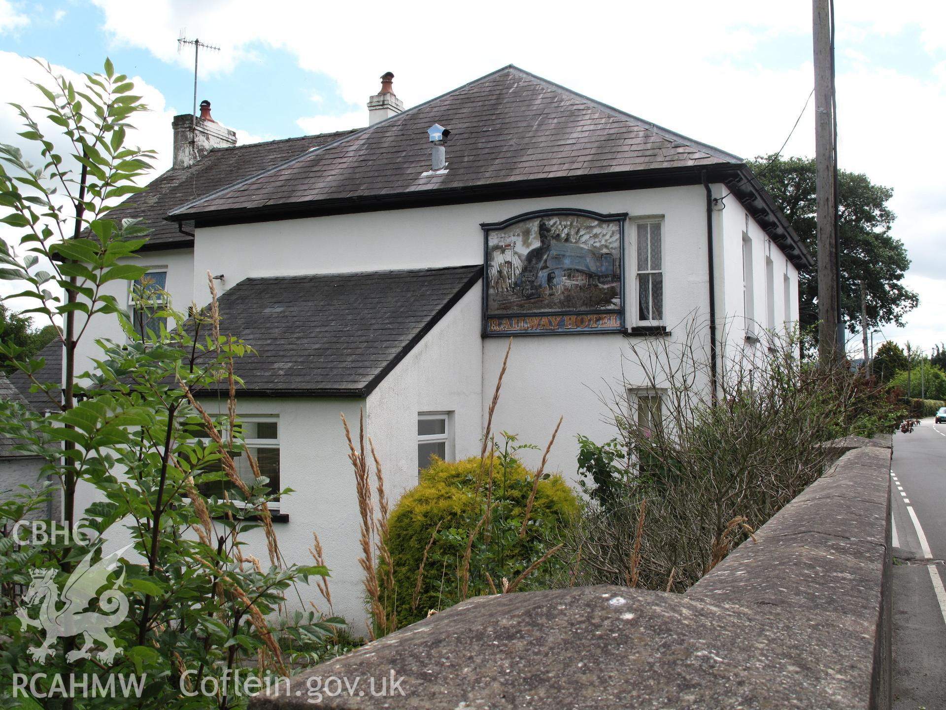Railway Hotel, Lampeter, from the northwest.