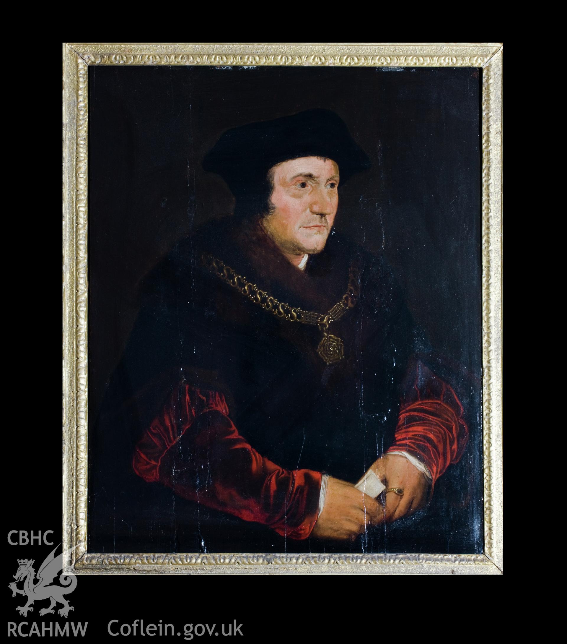 Portrait of Cardinal Wolsey.