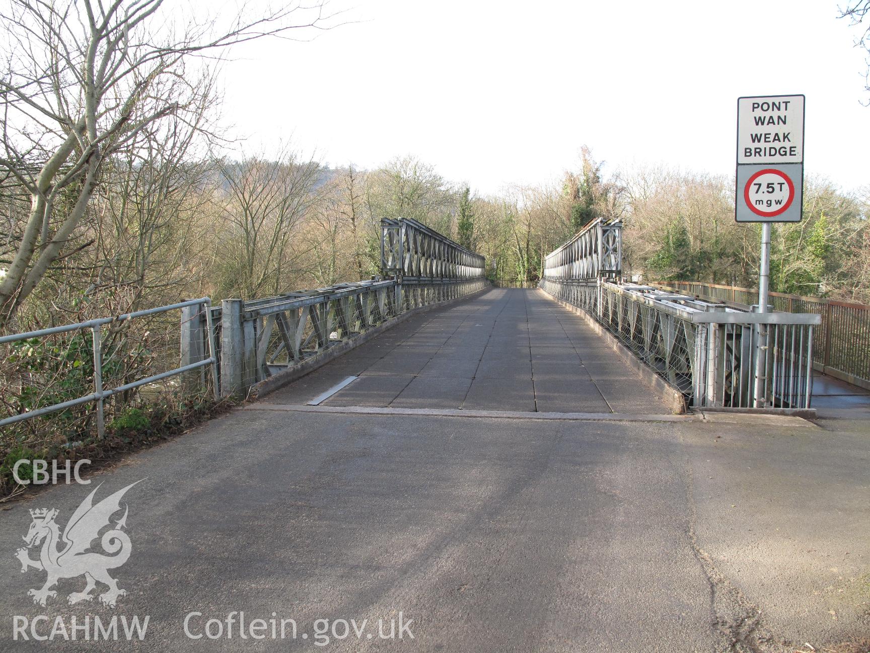 View of Glangrwyney Bailey Bridge from the east.