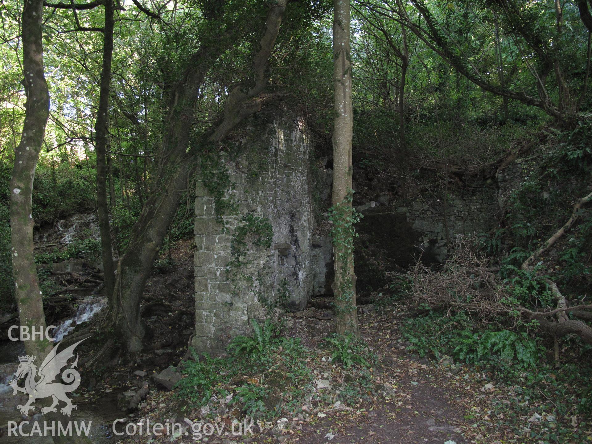 Blaen-y-cwm Corn Mill from the southwest, taken by Brian Malaws on 20 October 2010.