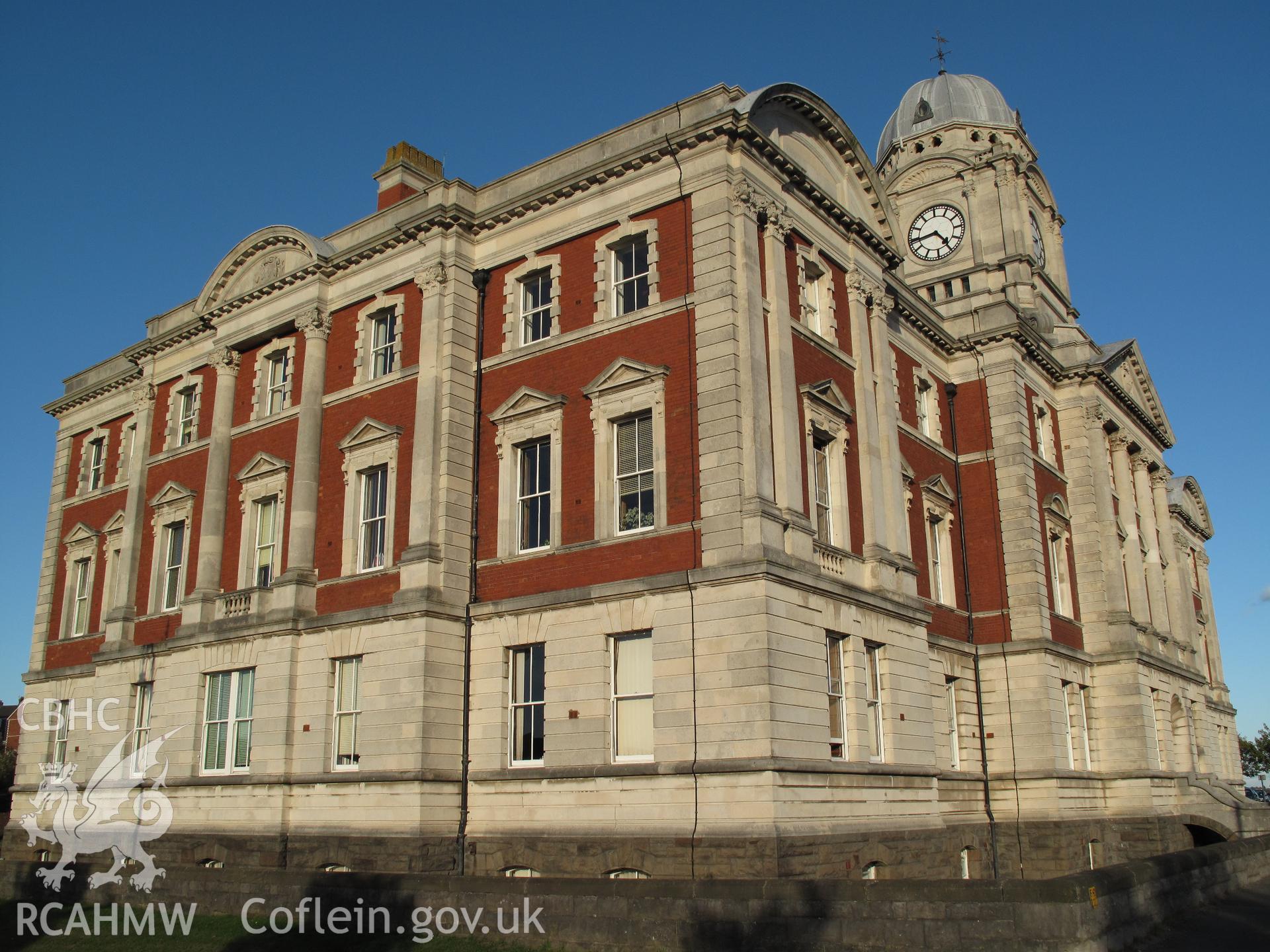 View of Barry Docks Board Office from the southwest, taken by Brian Malaws on 20 October 2010.