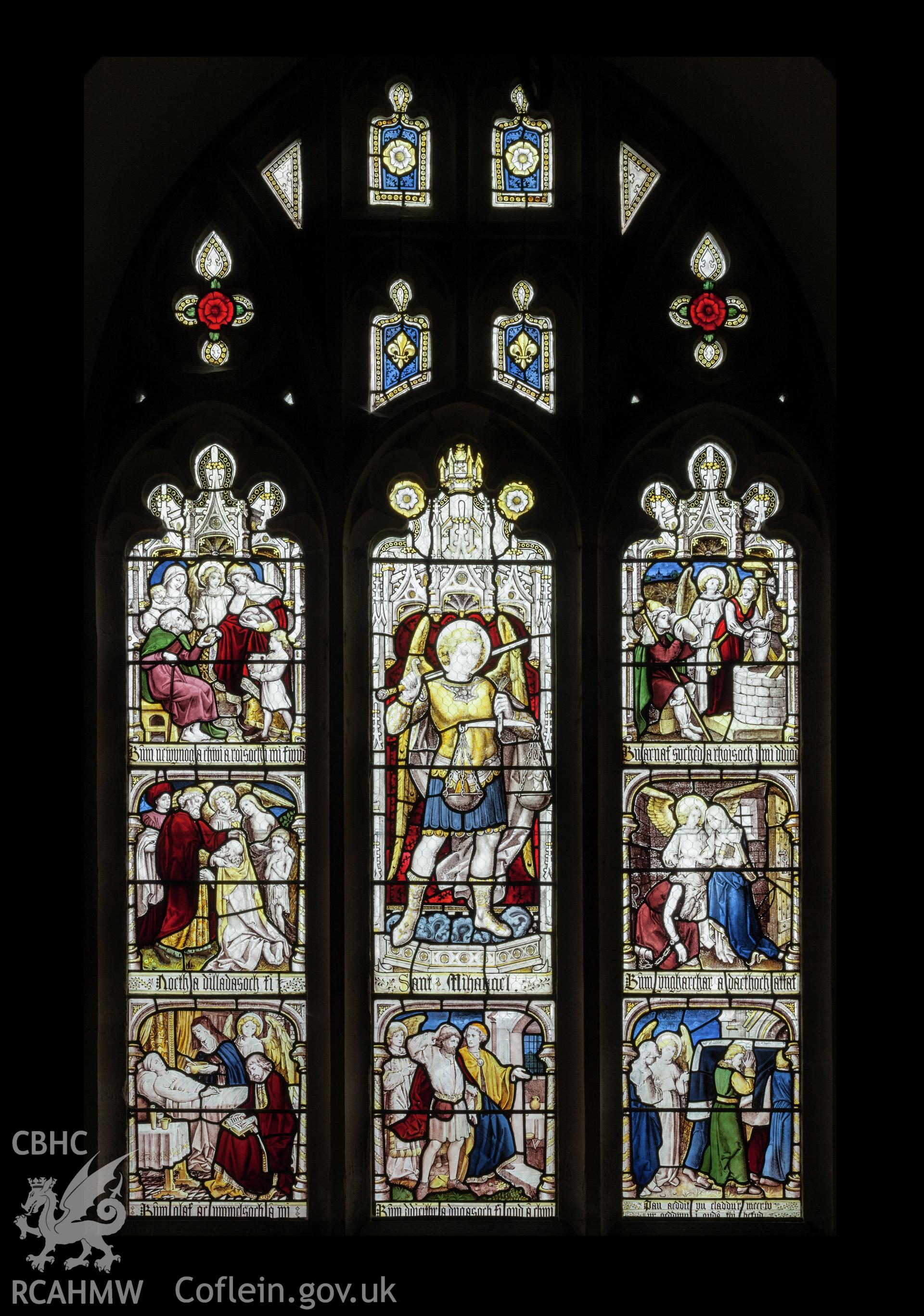 Stained glass windows.