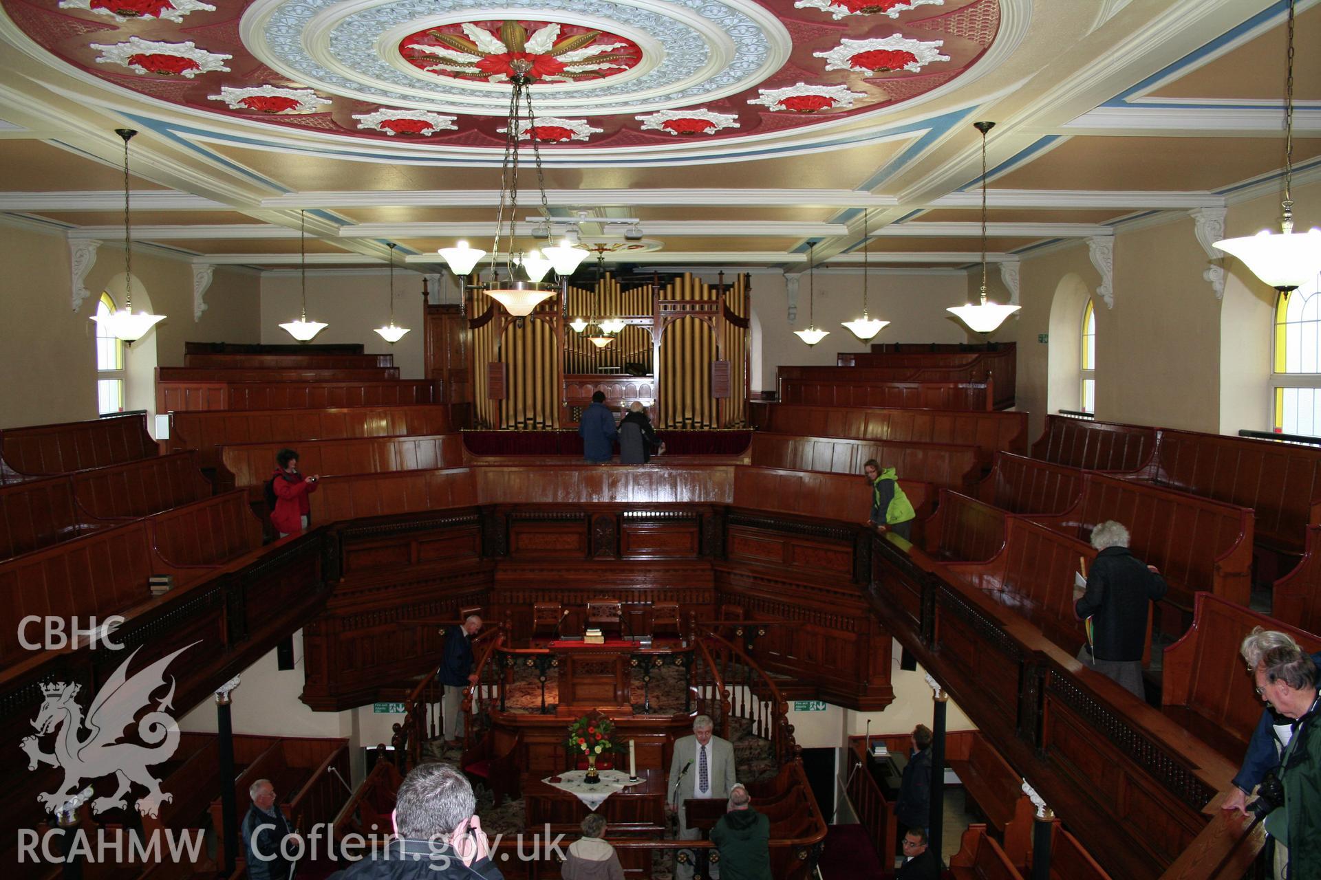 Internal, view from gallery towards organ & pulpit