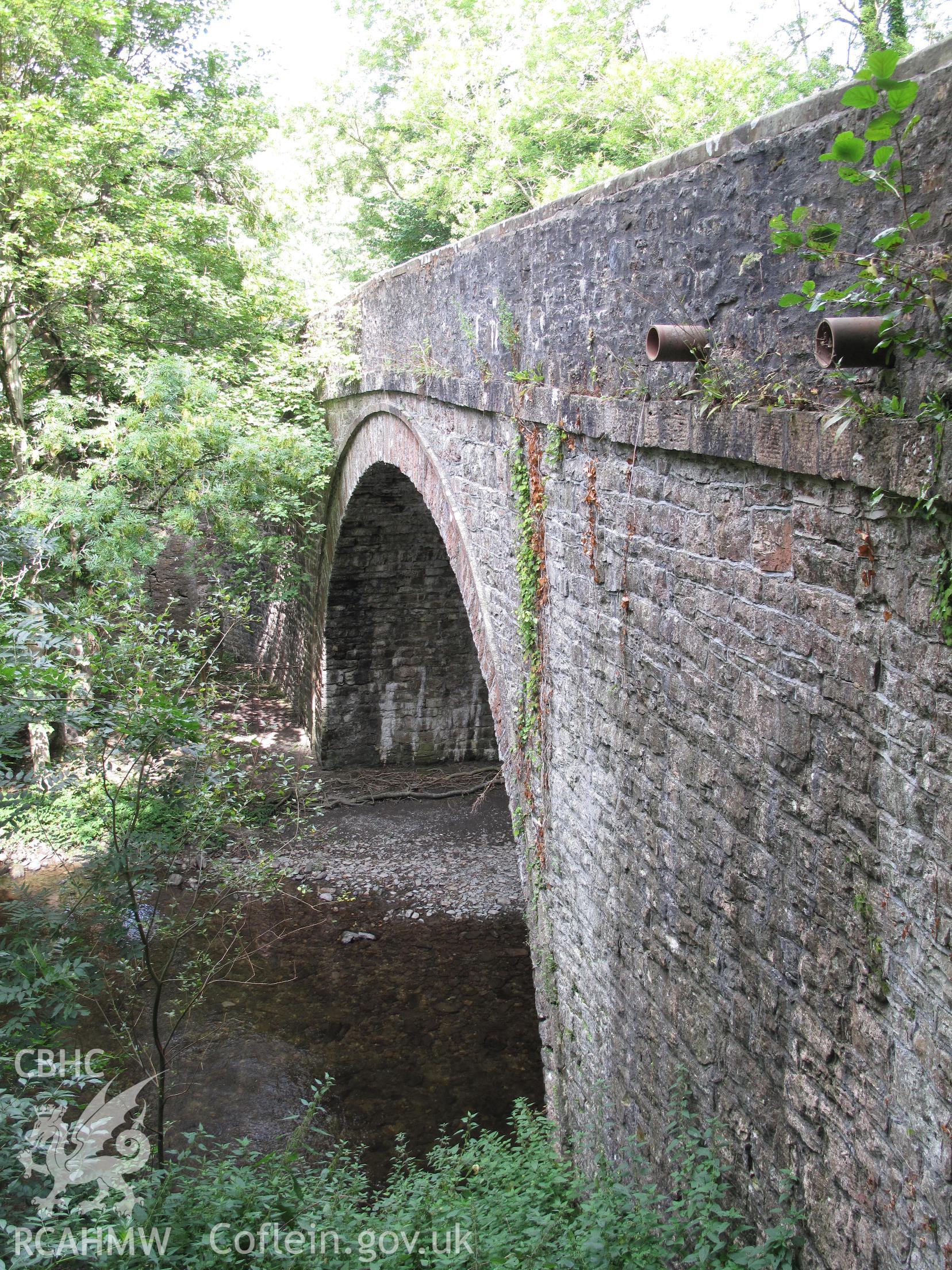 Castle Mill Bridge near Chirk from the southwest, taken by Brian Malaws on 03 September 2010.