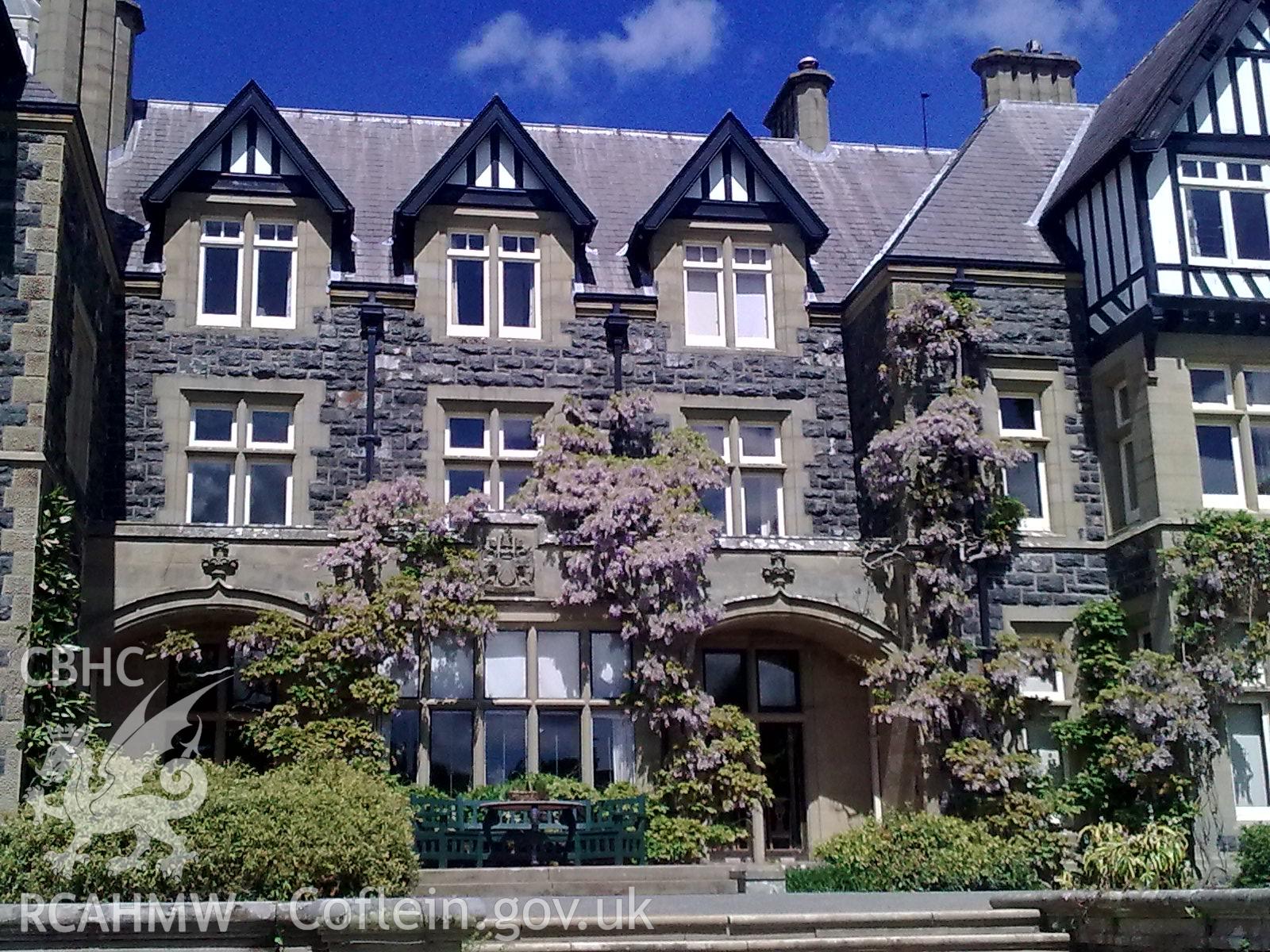 Southern facade of the main house.
