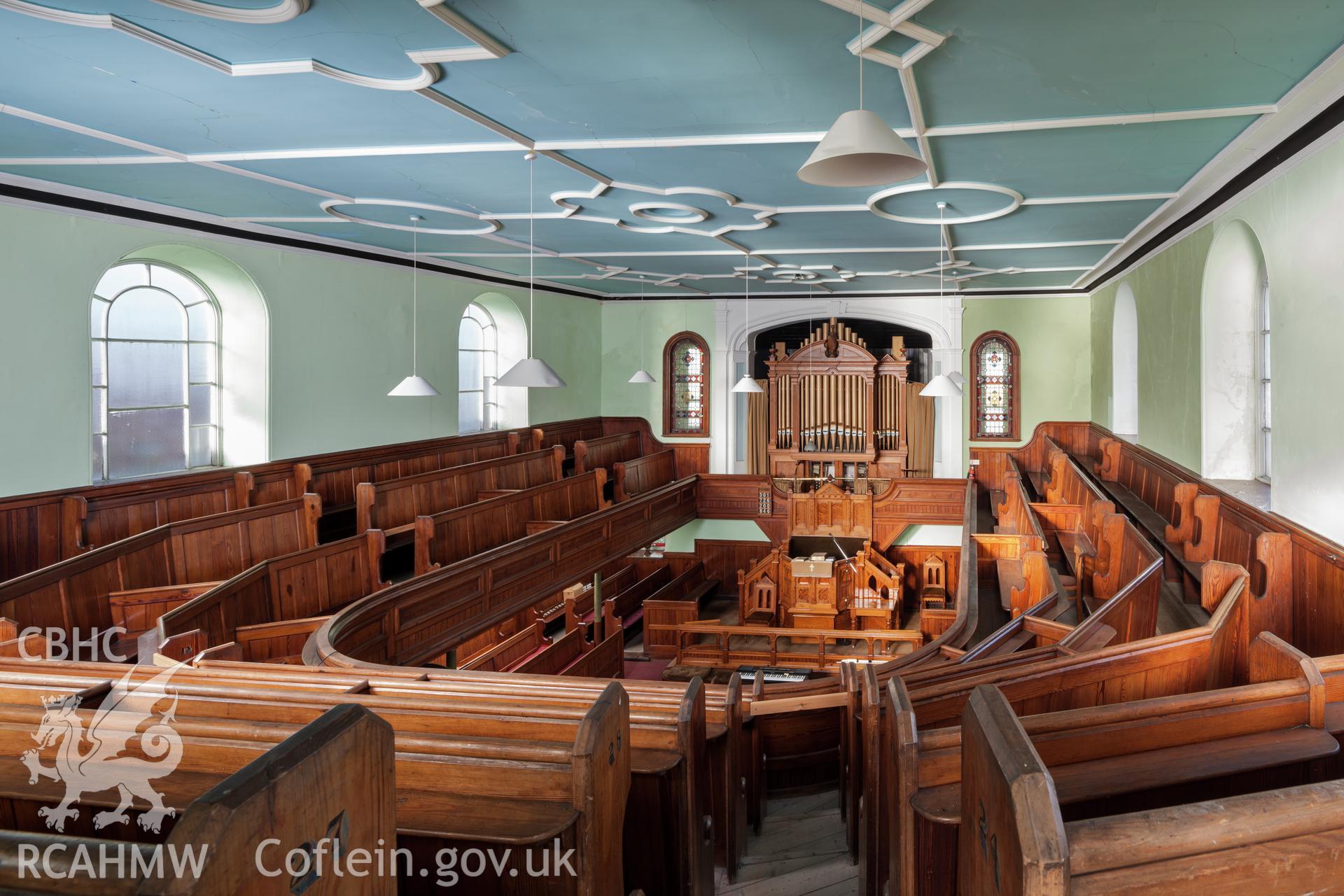 Interior, from the gallery looking west