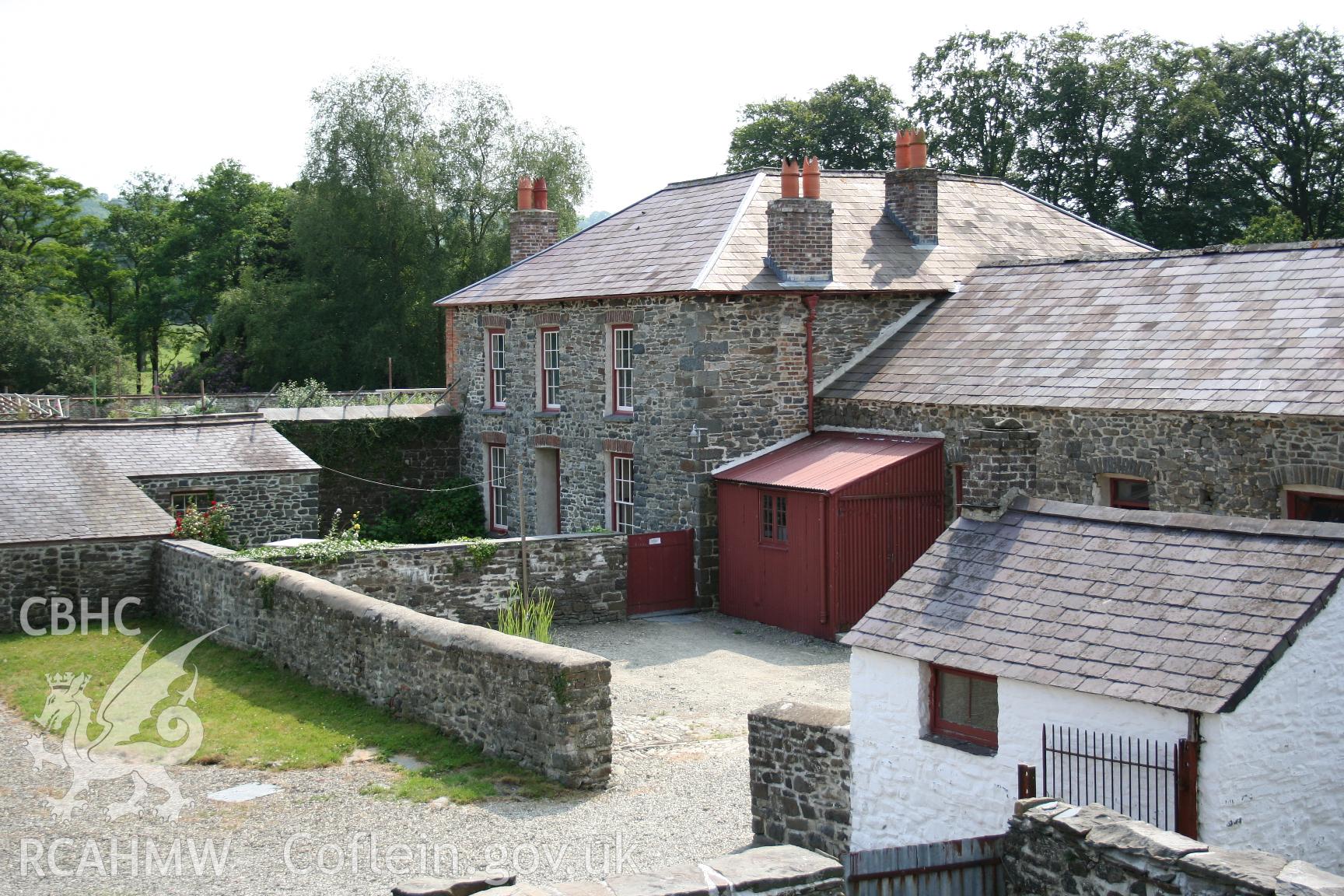 House, Llanaeron Home Farm, from the northeast, taken by Brian Malaws on 01 July 2006.