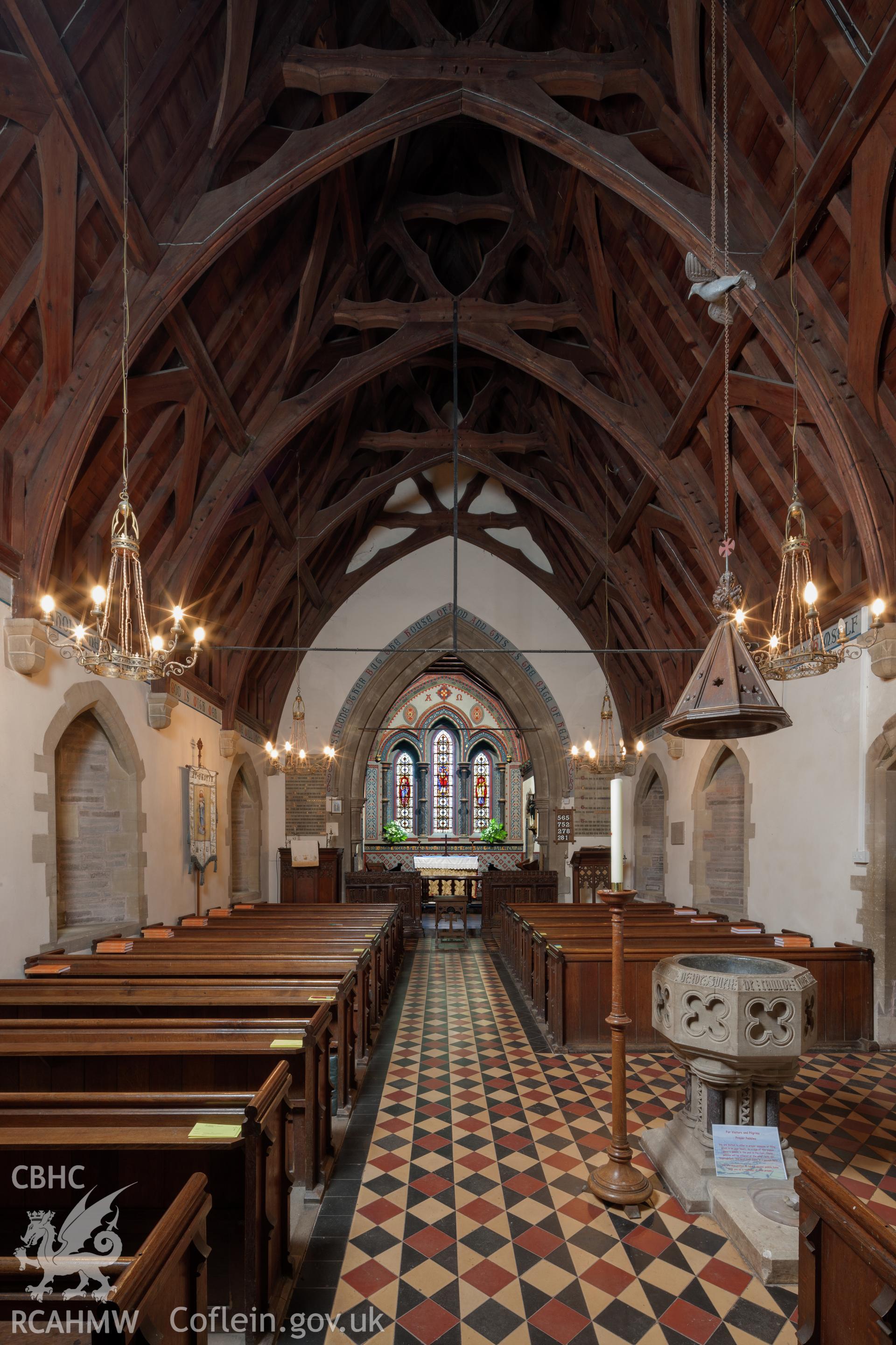 Interior from the southwest.