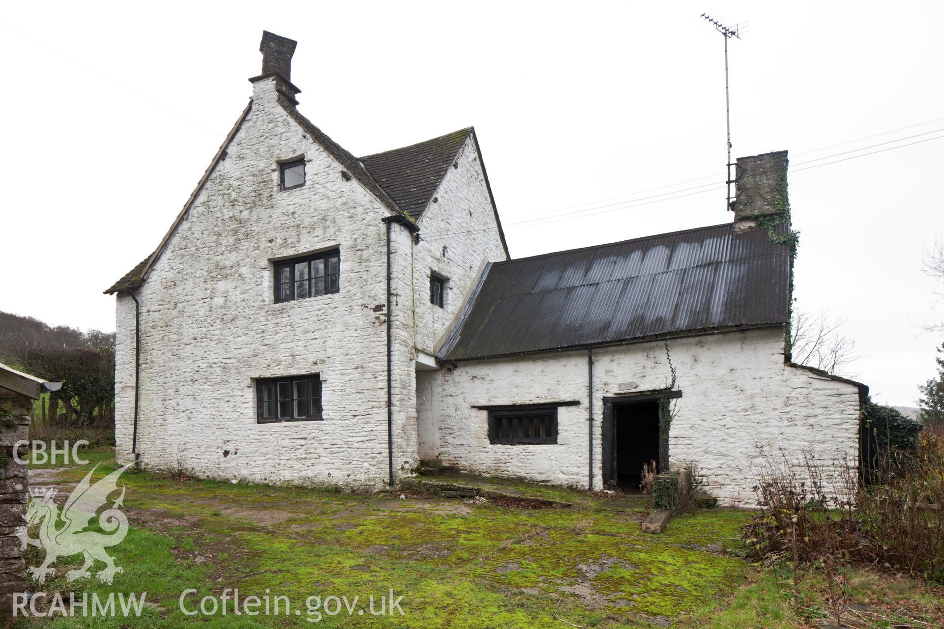 View from the northeast. Little Llwygy, Iain Wright 12/01/2012.