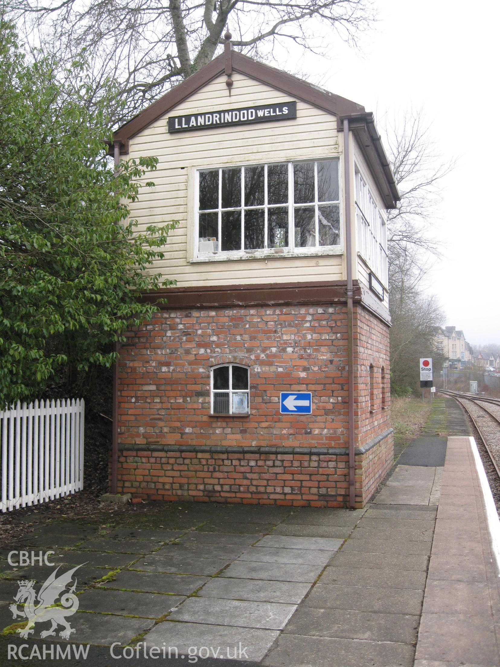 Llandrindod Wells No.1 Signal Box from the northeast.