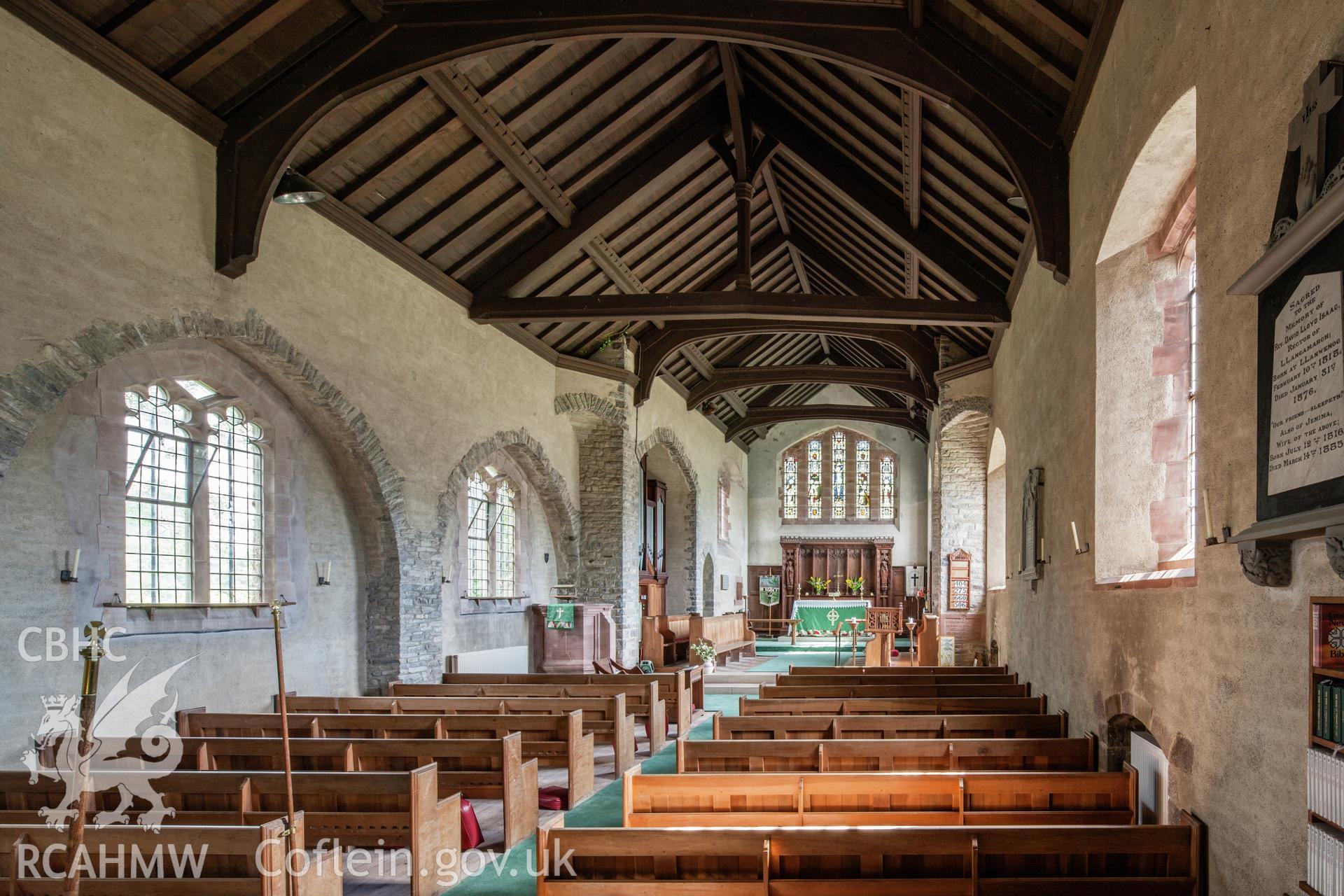Interior from the south southwest.