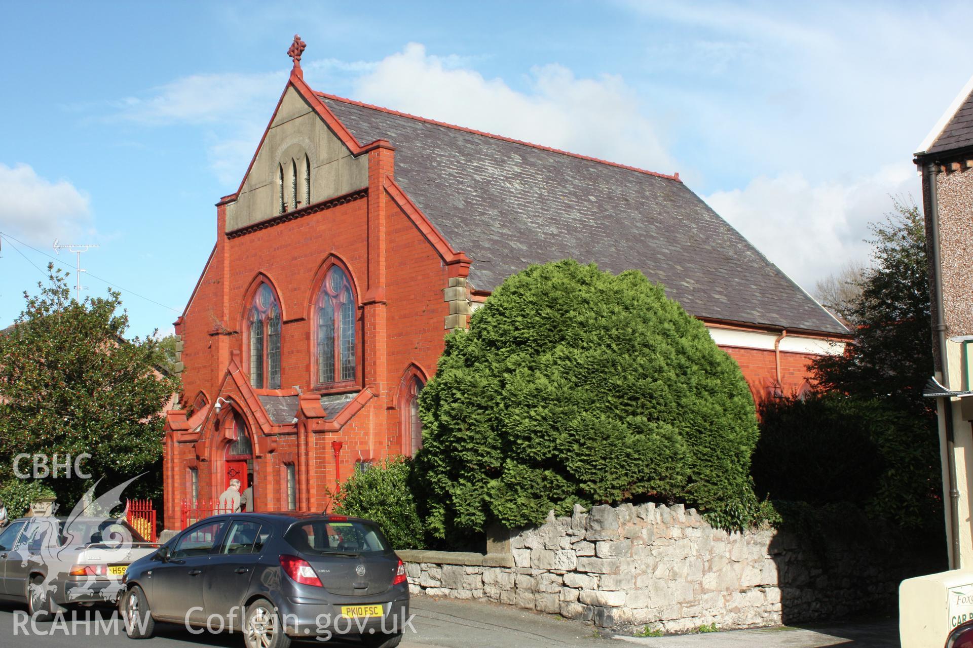 External, west elevation