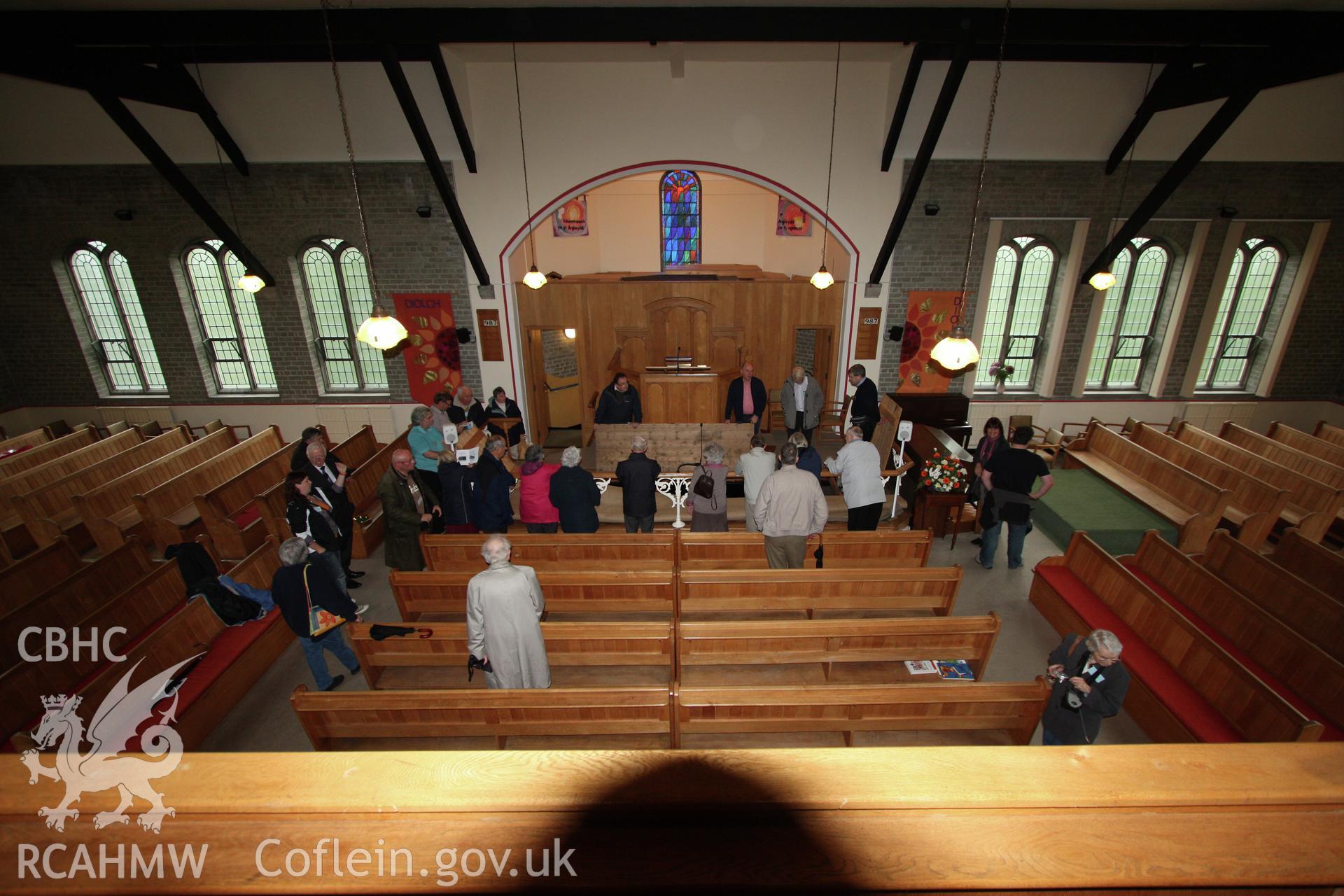 Internal, facing pulpit from gallery, central